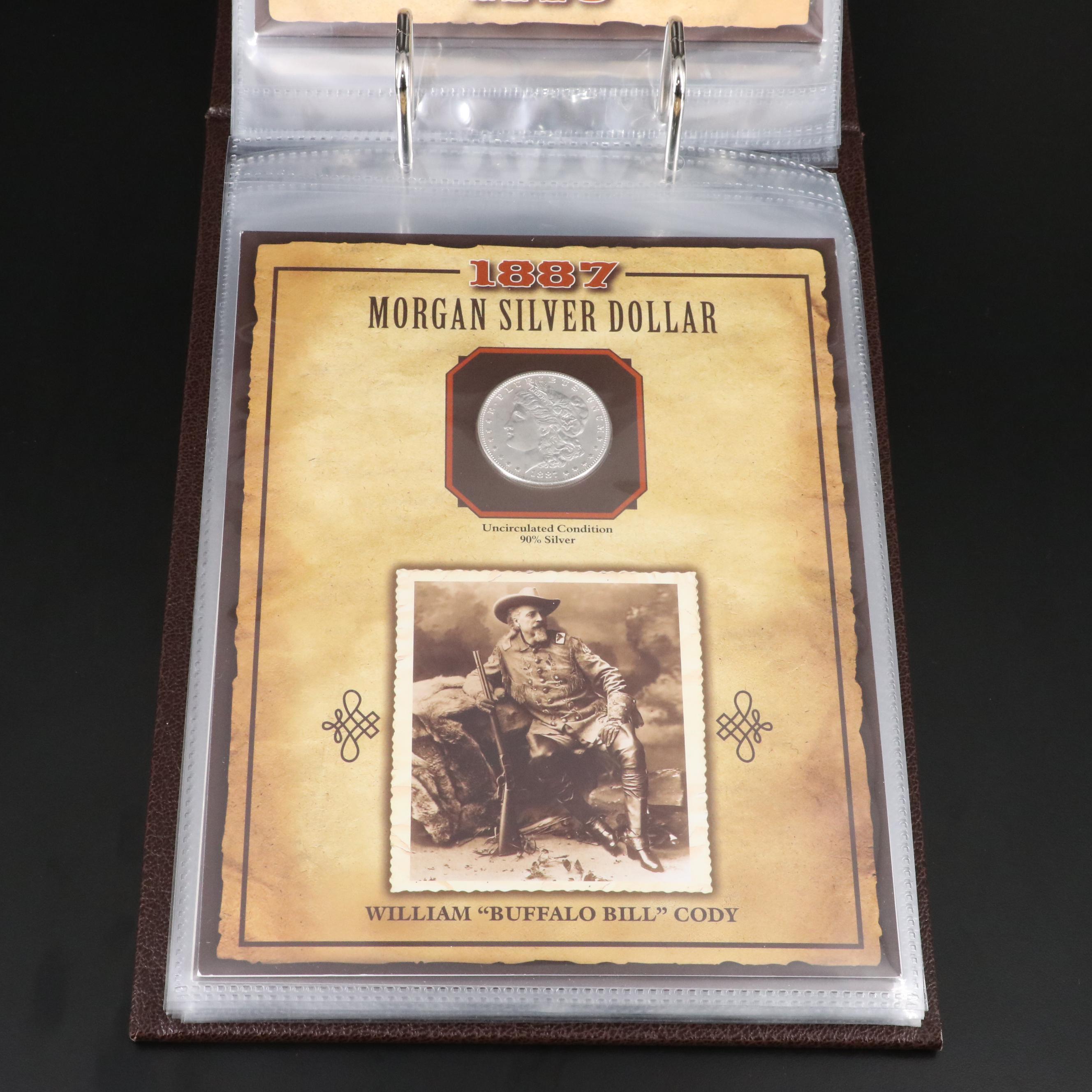 "Uncirculated Morgan Silver Dollars of the 19th Century" Coin Set