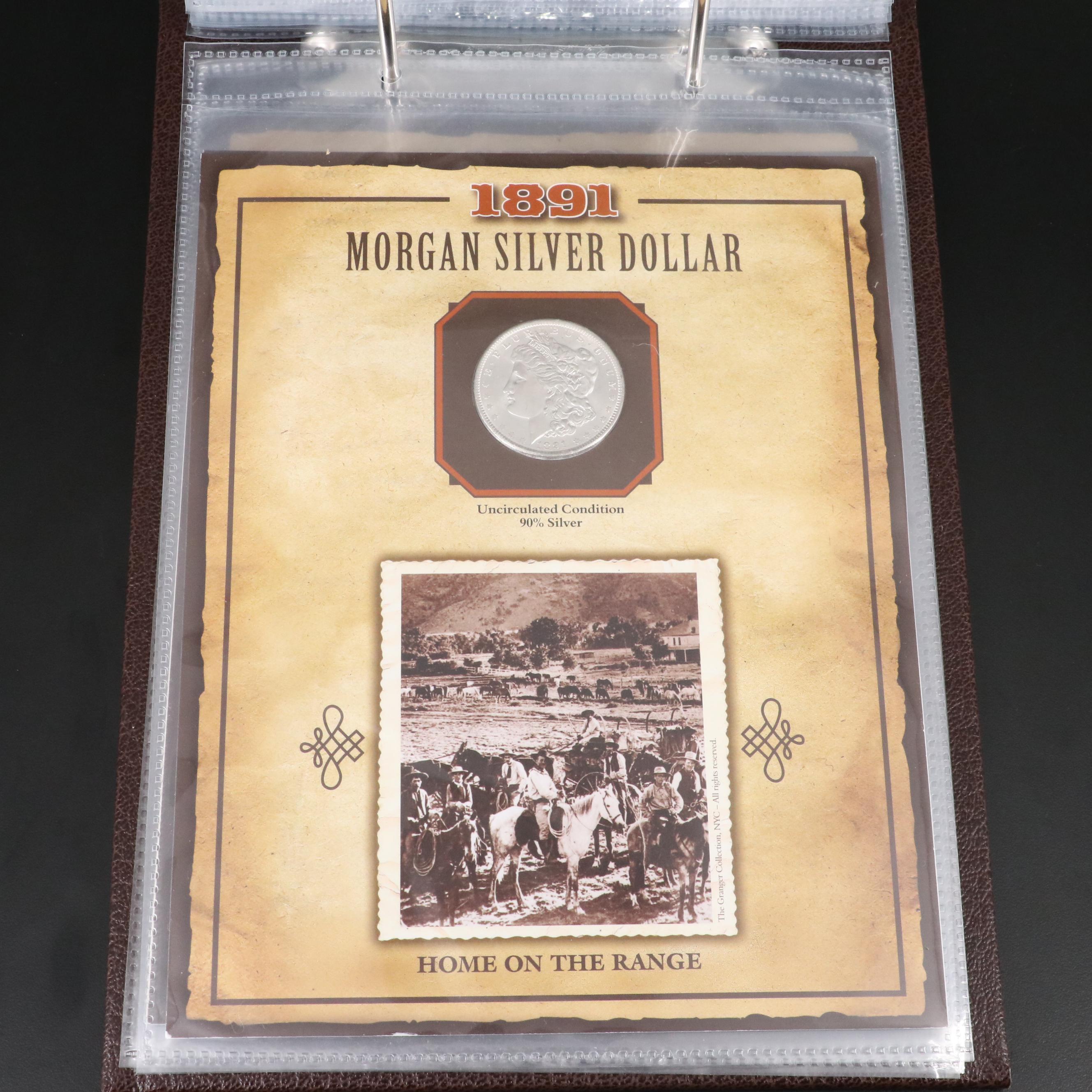 "Uncirculated Morgan Silver Dollars of the 19th Century" Coin Set