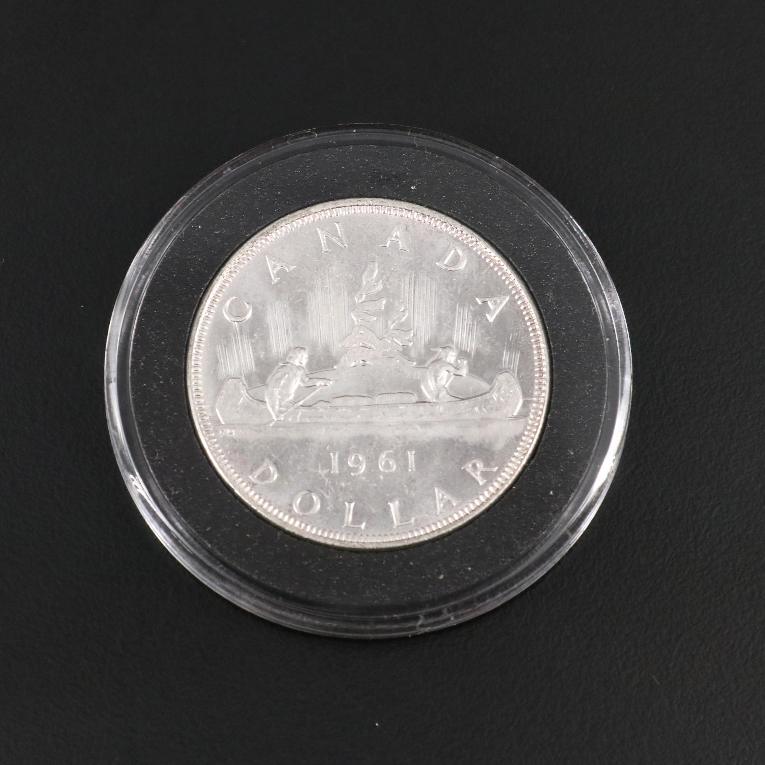 Set of Fifteen Uncirculated Canadian Silver Dollars