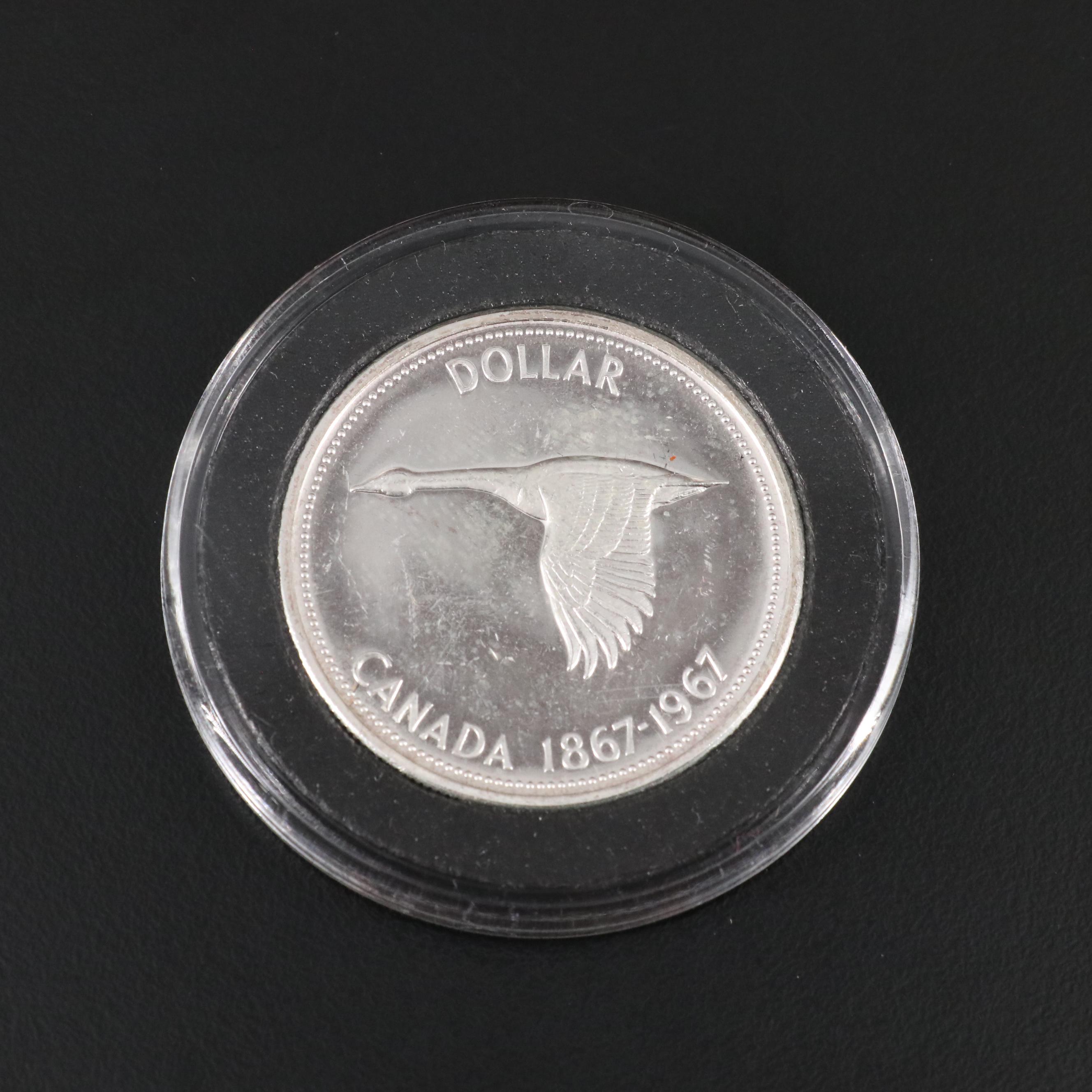 Set of Fifteen Uncirculated Canadian Silver Dollars