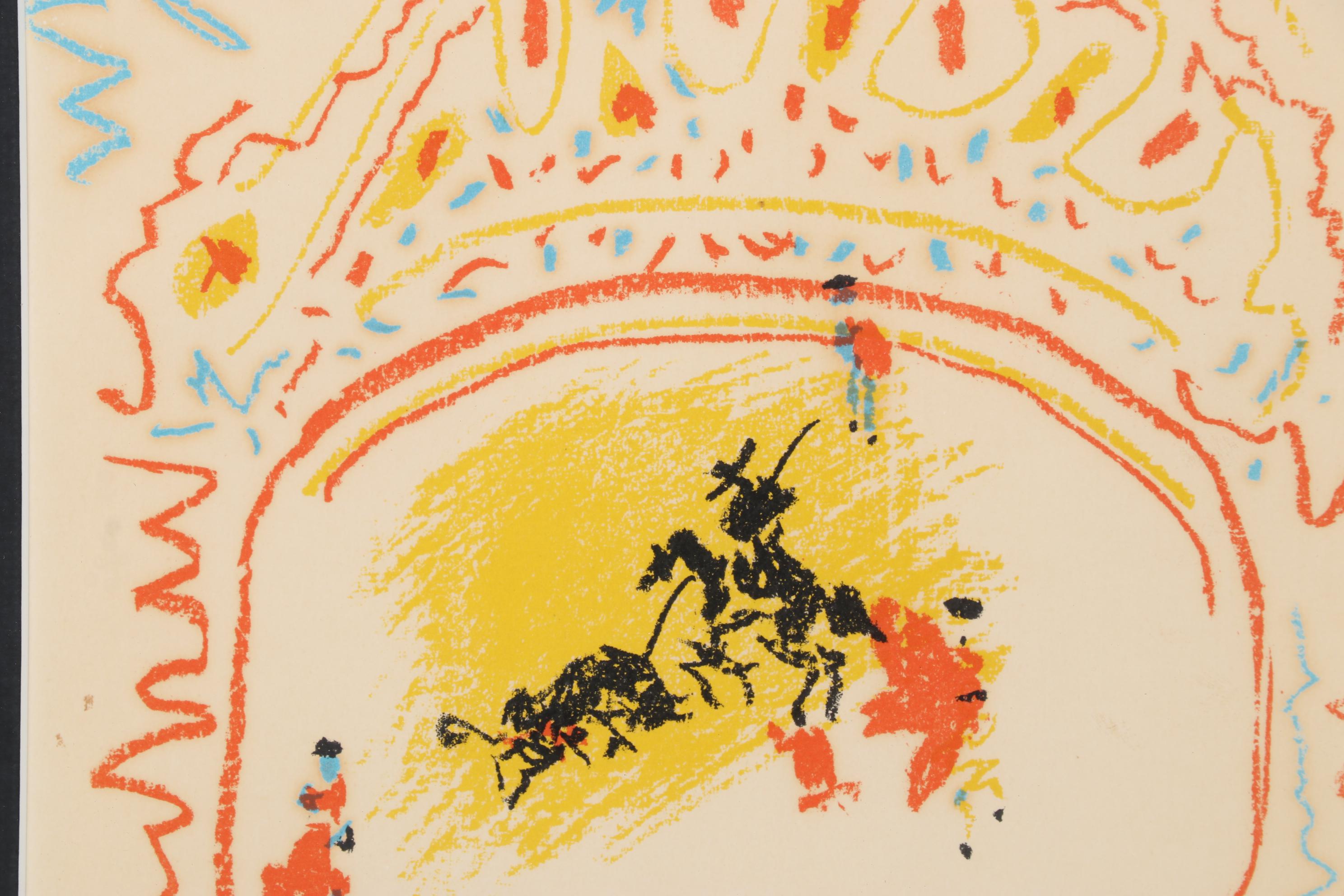 Pablo Picasso Color Lithograph "La Petite Corrida," 1957