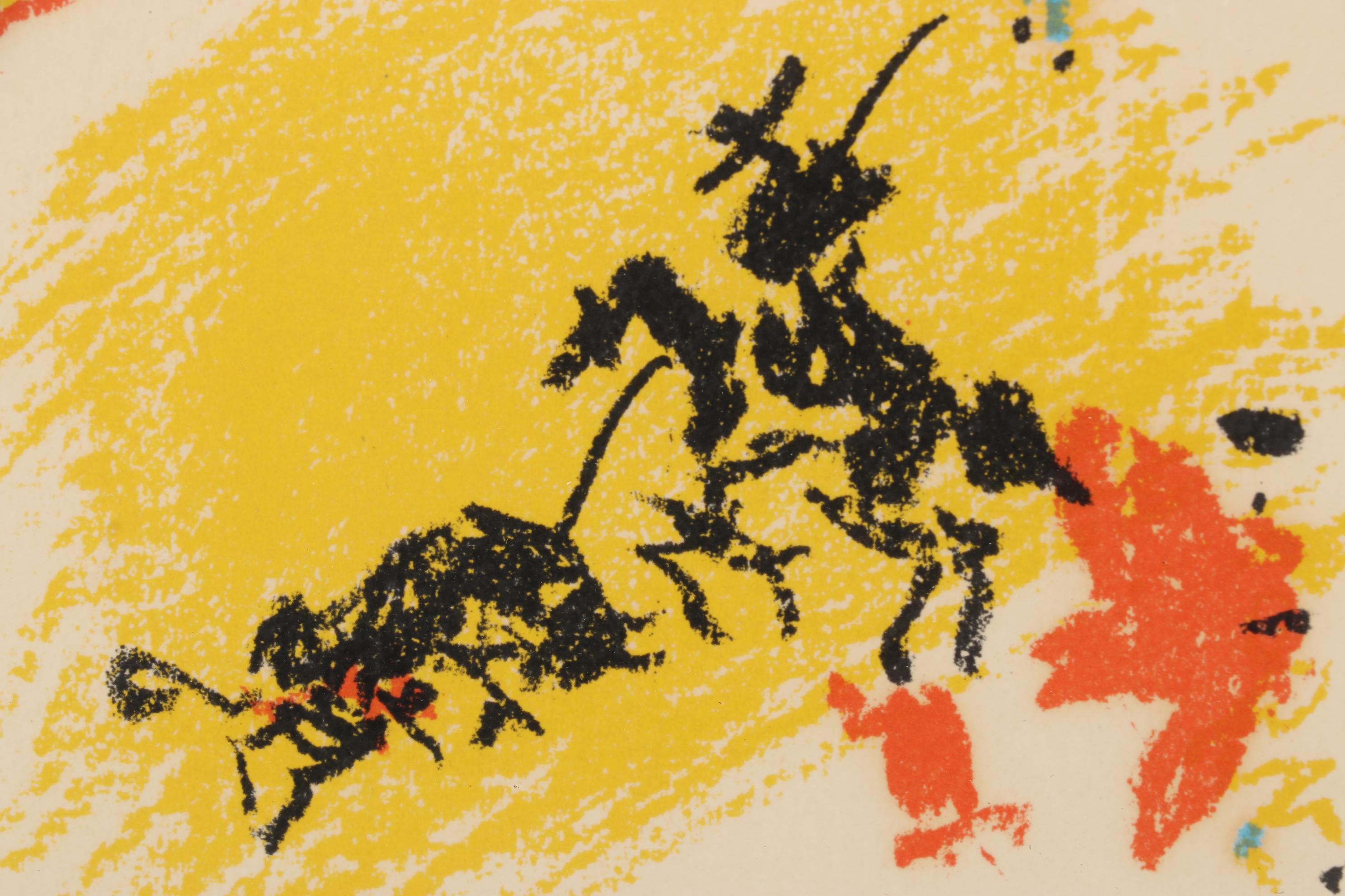 Pablo Picasso Color Lithograph "La Petite Corrida," 1957