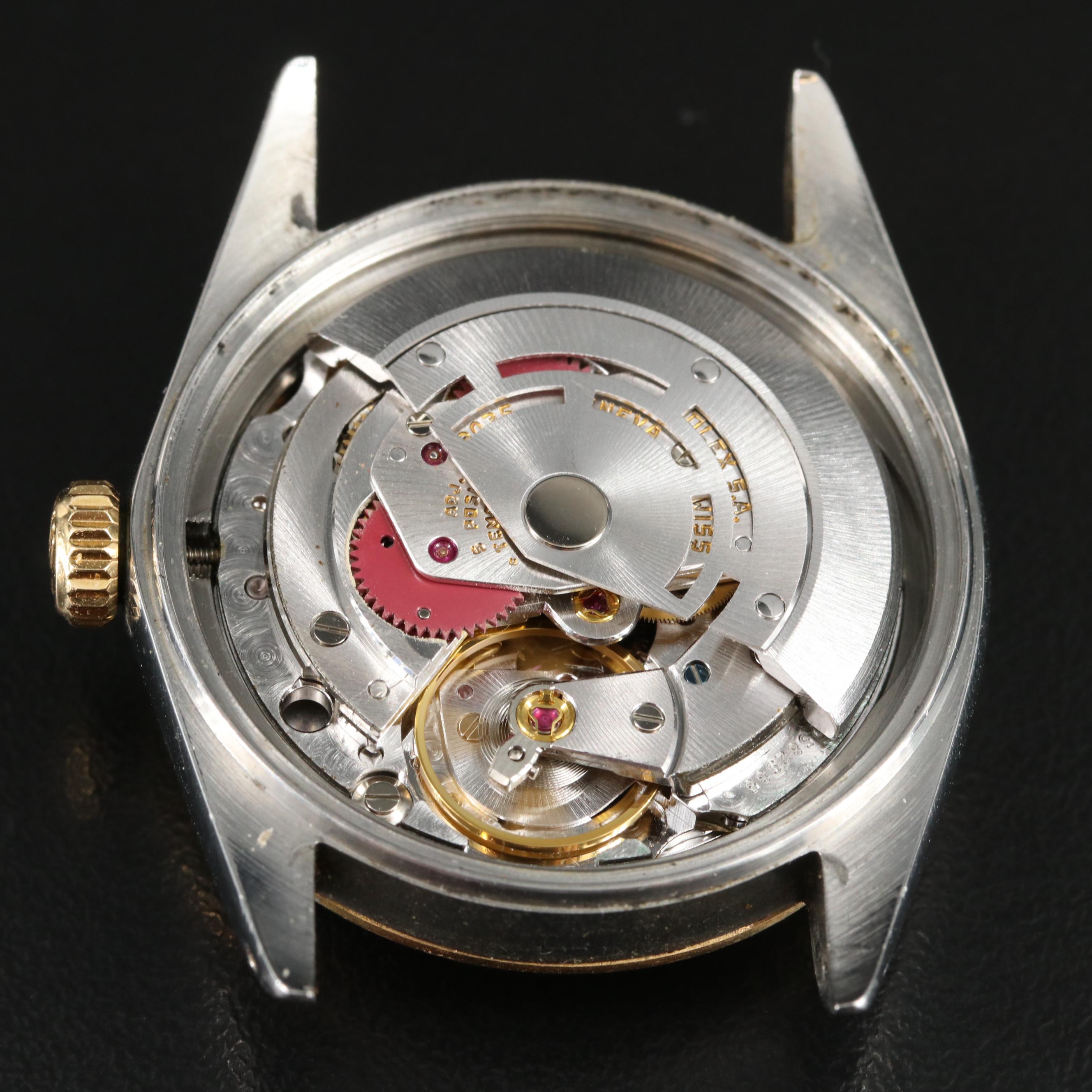 1982 Rolex Champagne Dial Two-Tone Datejust 18k and Stainless Steel Watch