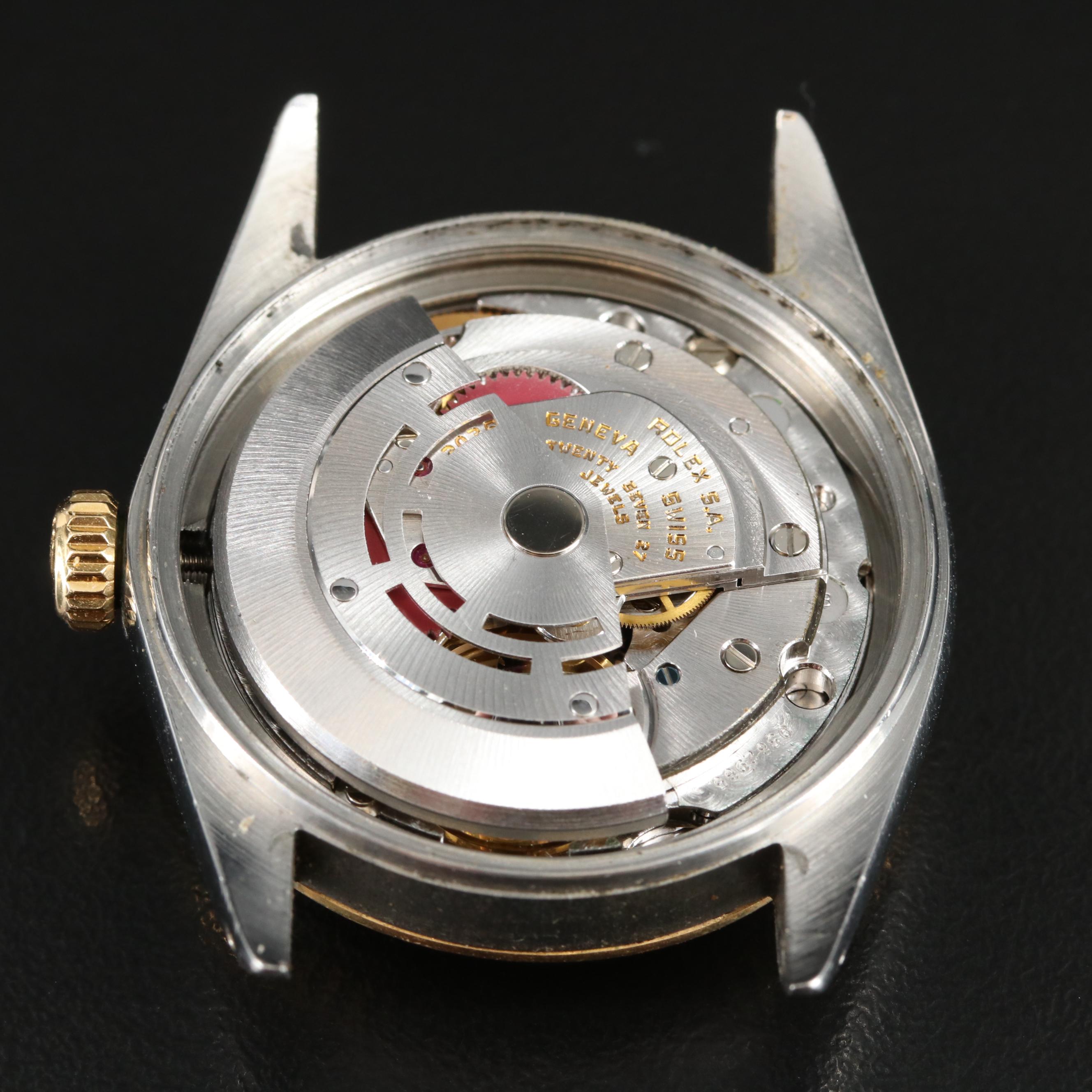 1982 Rolex Champagne Dial Two-Tone Datejust 18k and Stainless Steel Watch