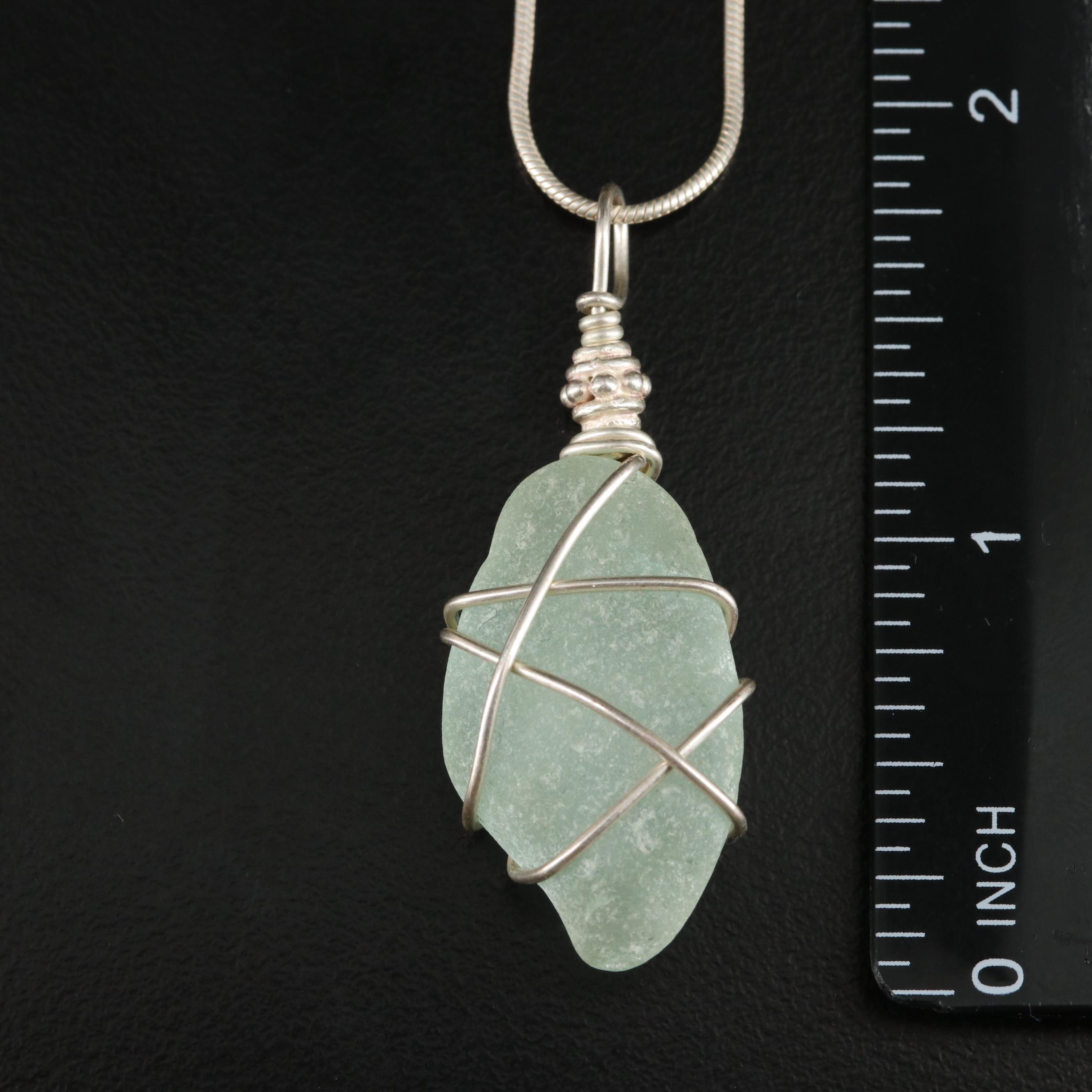 Sterling, Pearl and Seaglass Featured in Jewelry Assortment