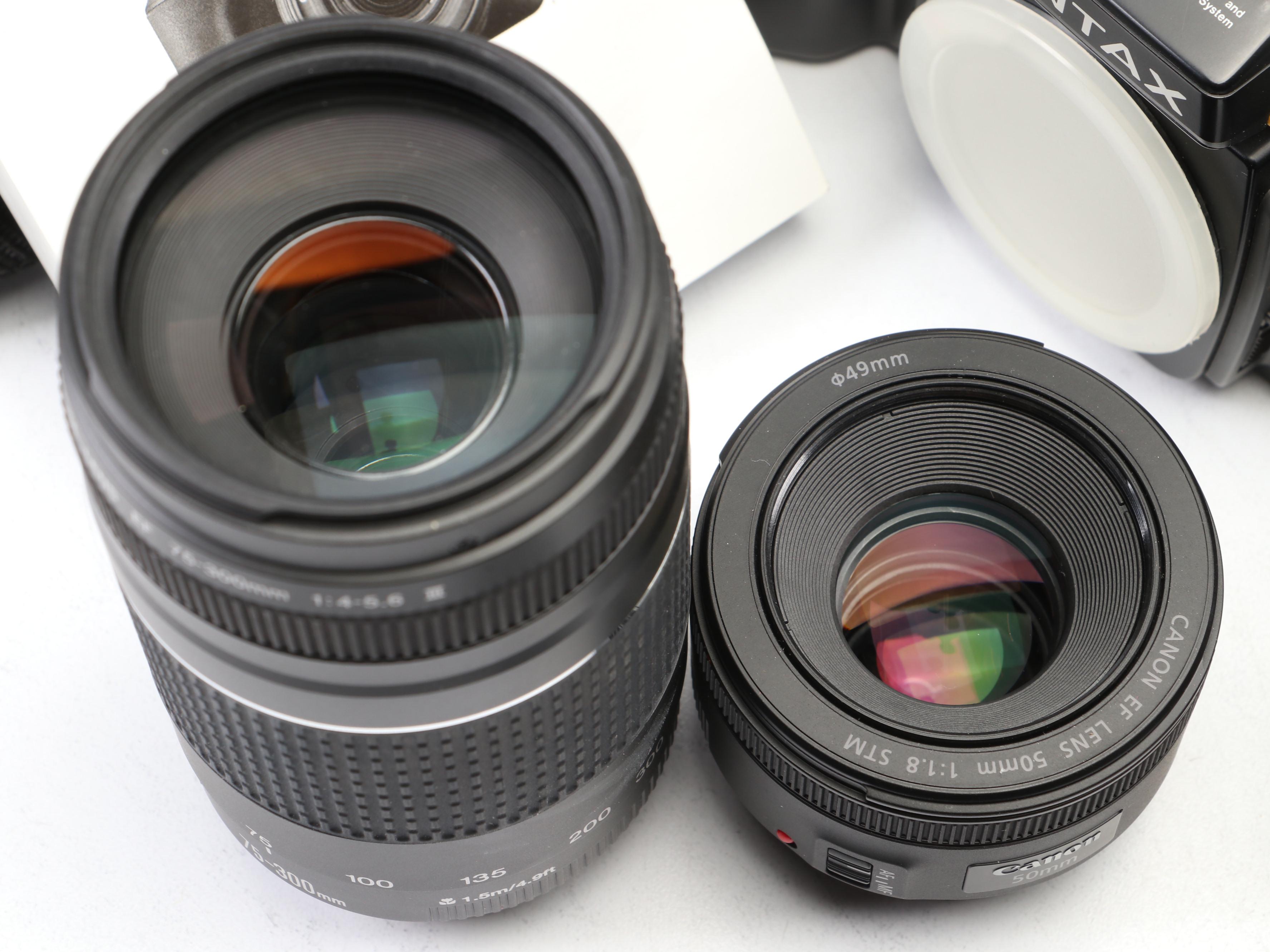 Canon EOS Rebel SL2 with Pentax SF1, Lenses and Other Accessories