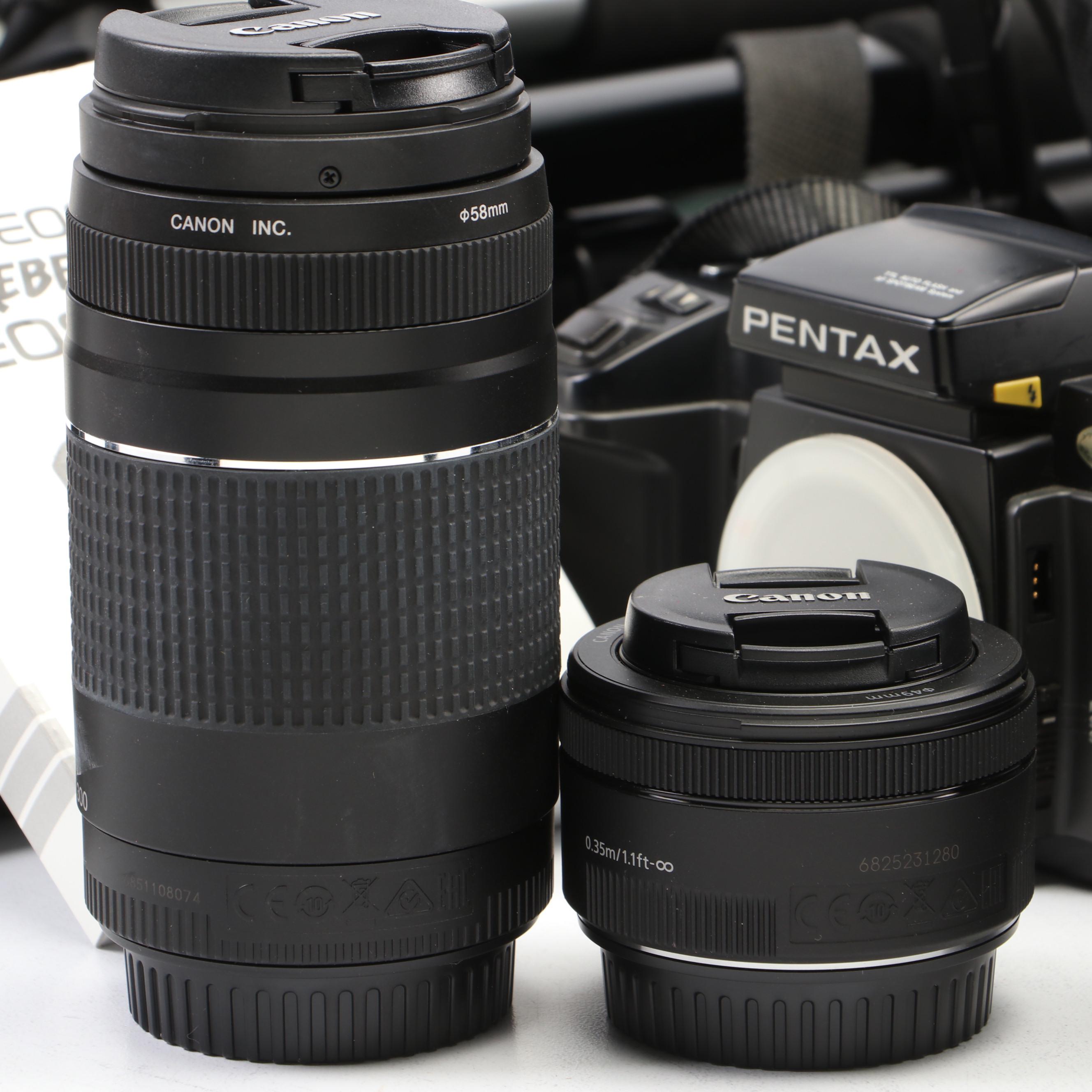 Canon EOS Rebel SL2 with Pentax SF1, Lenses and Other Accessories