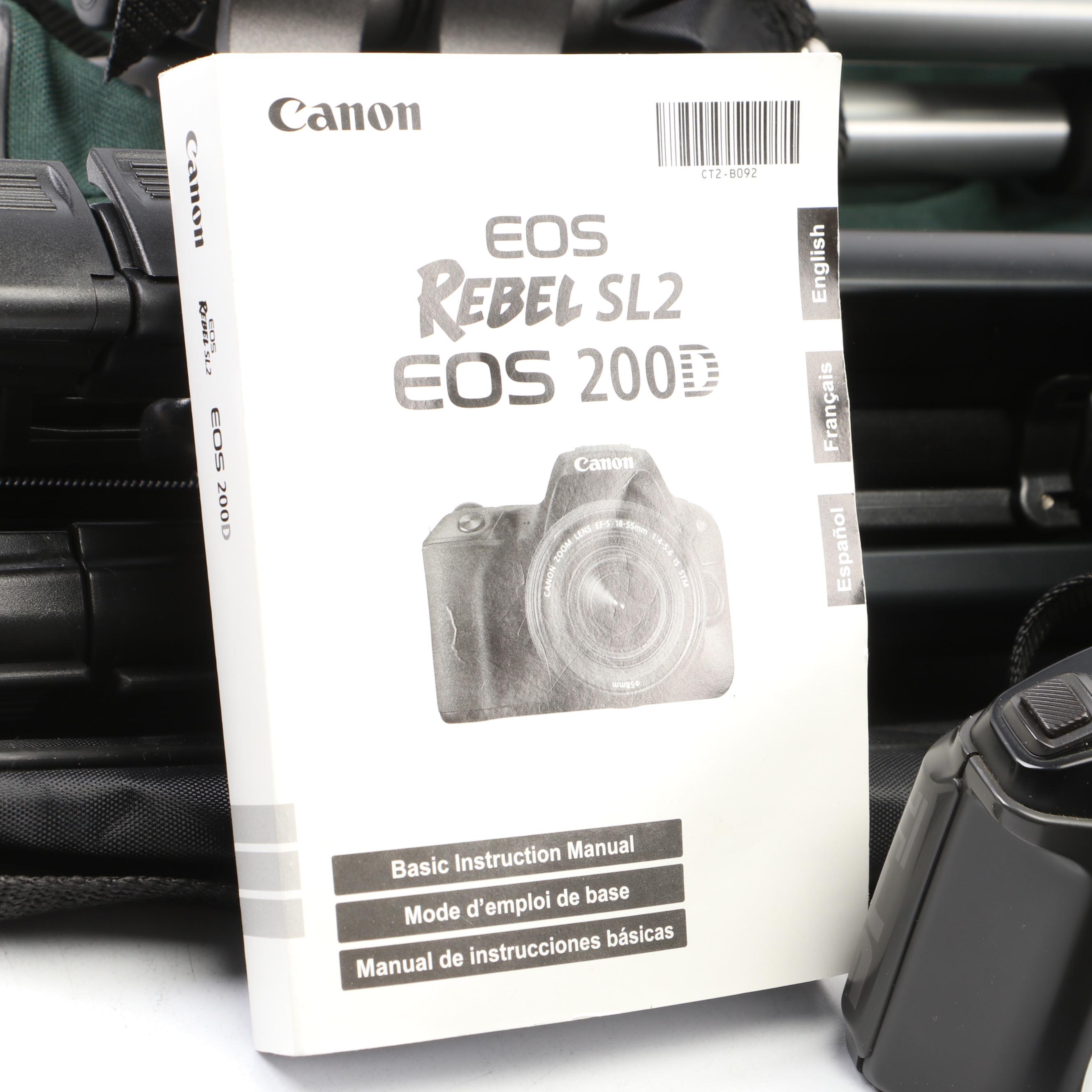 Canon EOS Rebel SL2 with Pentax SF1, Lenses and Other Accessories