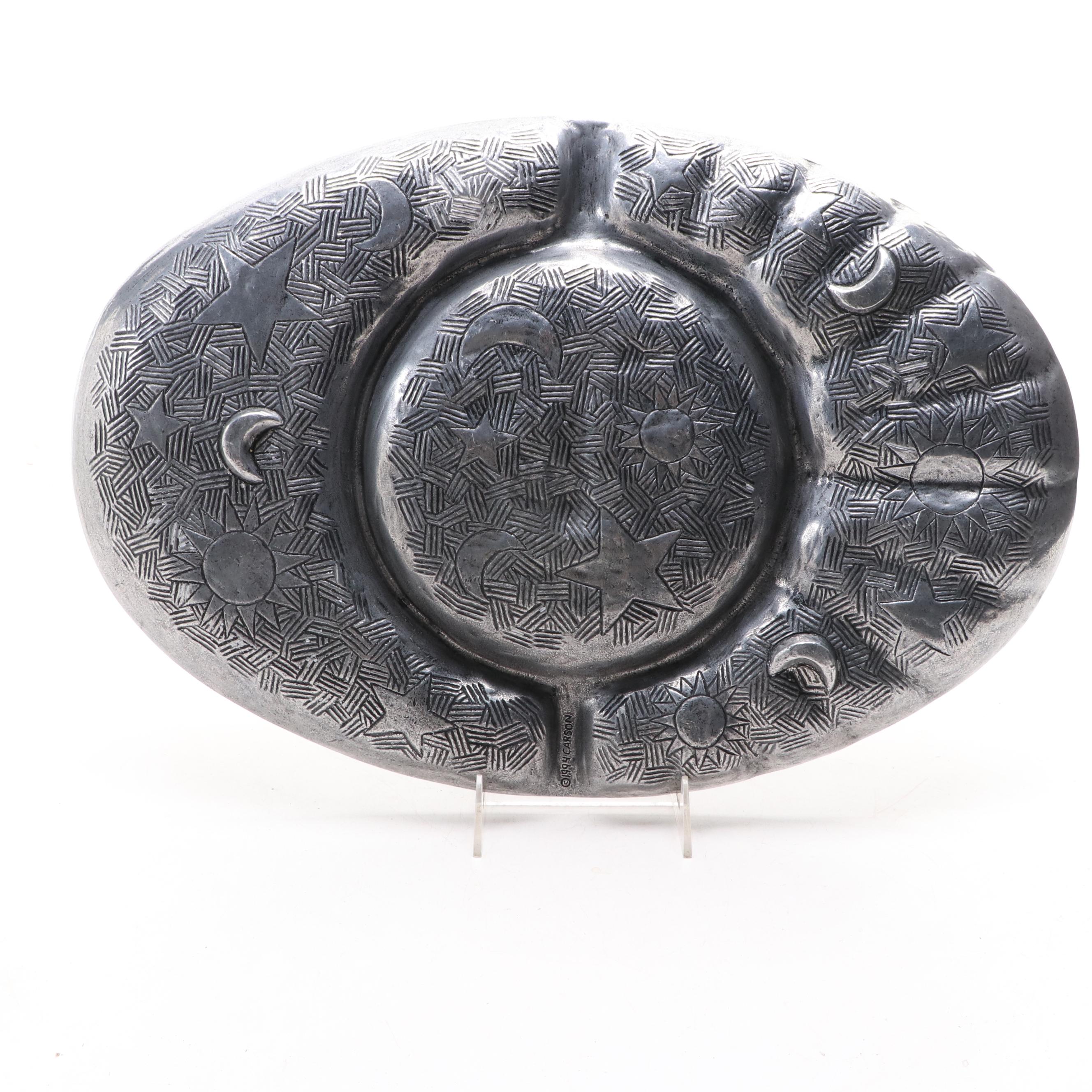 Carson Pewter Sun and Stars Platter