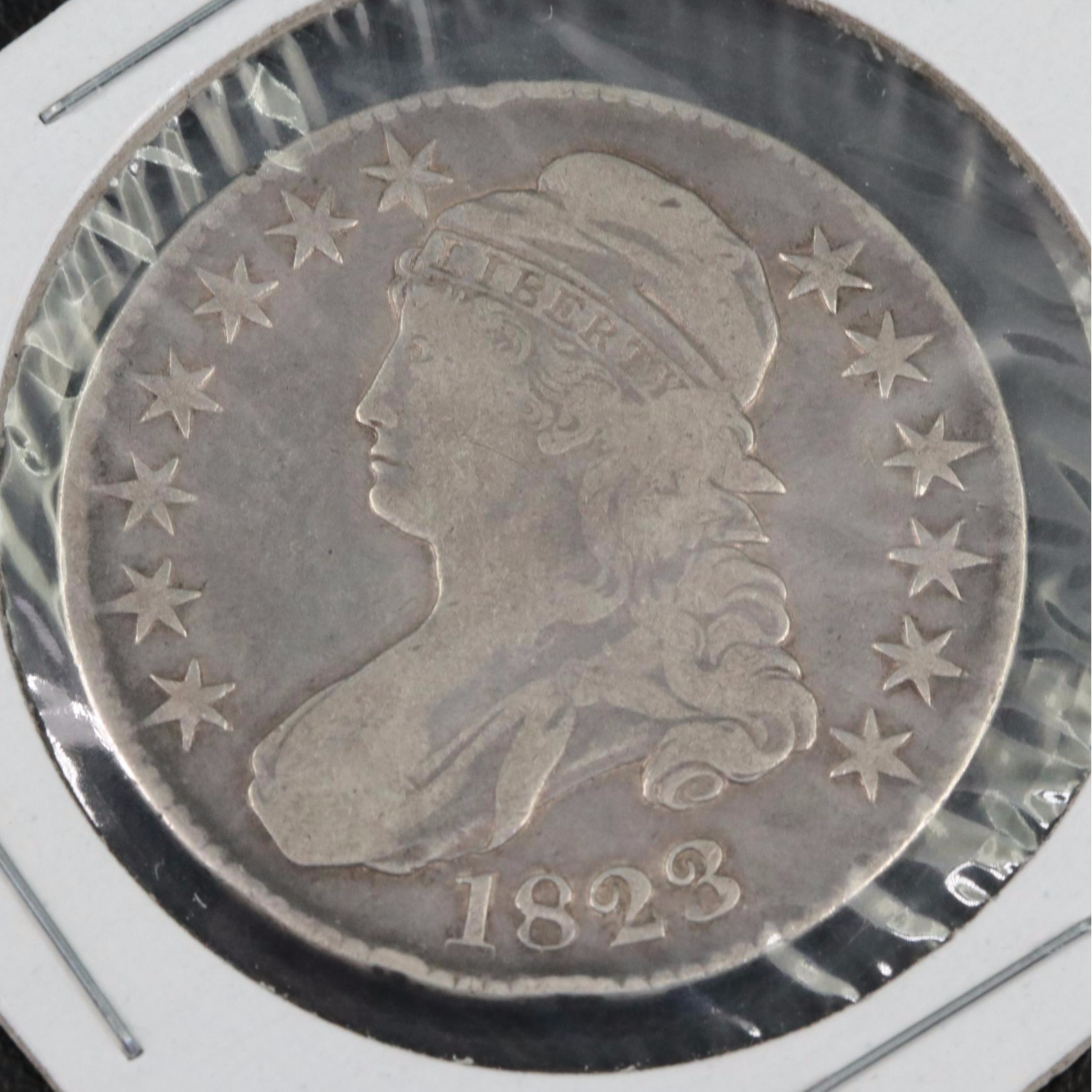 1823 Capped Bust Silver Half Dollar