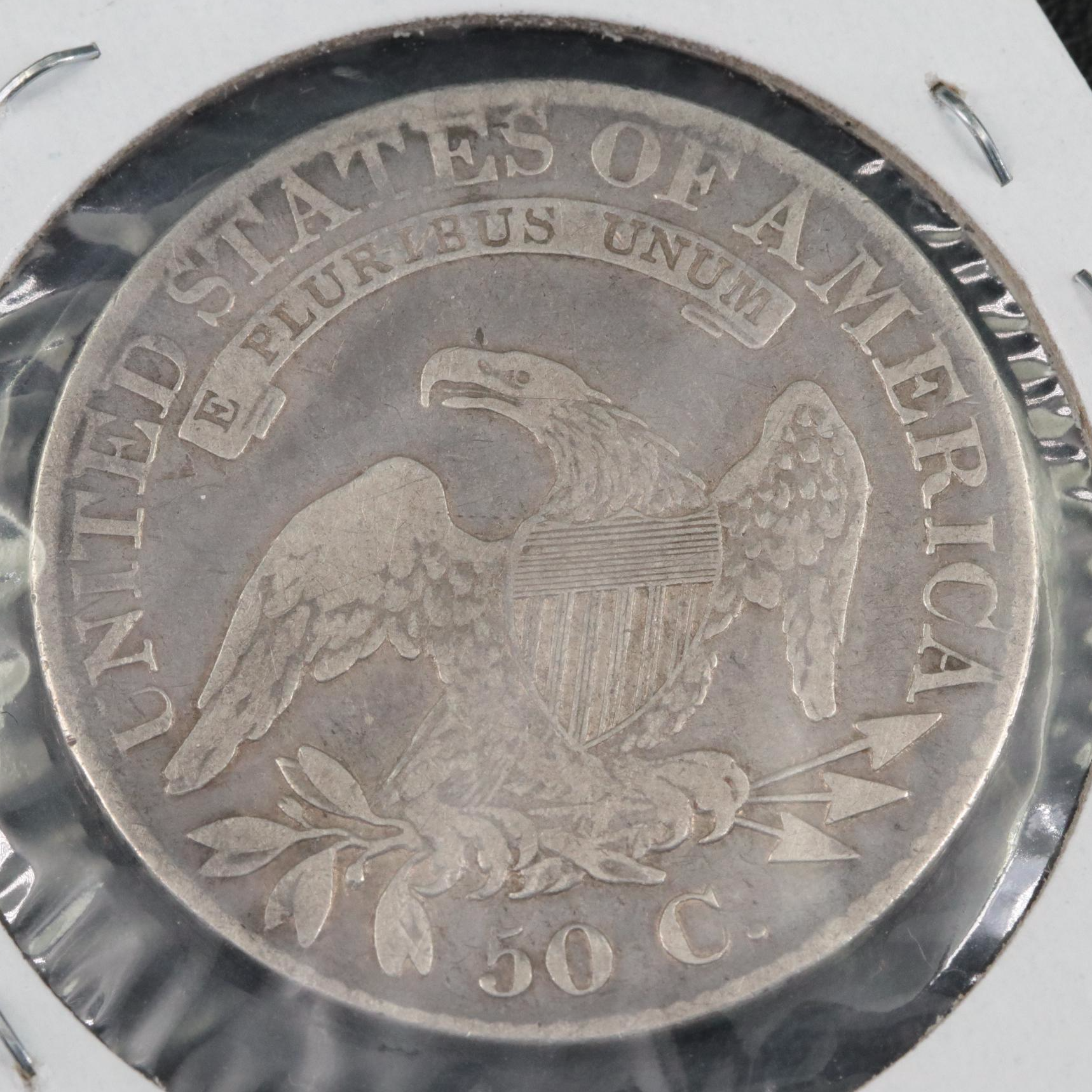 1823 Capped Bust Silver Half Dollar