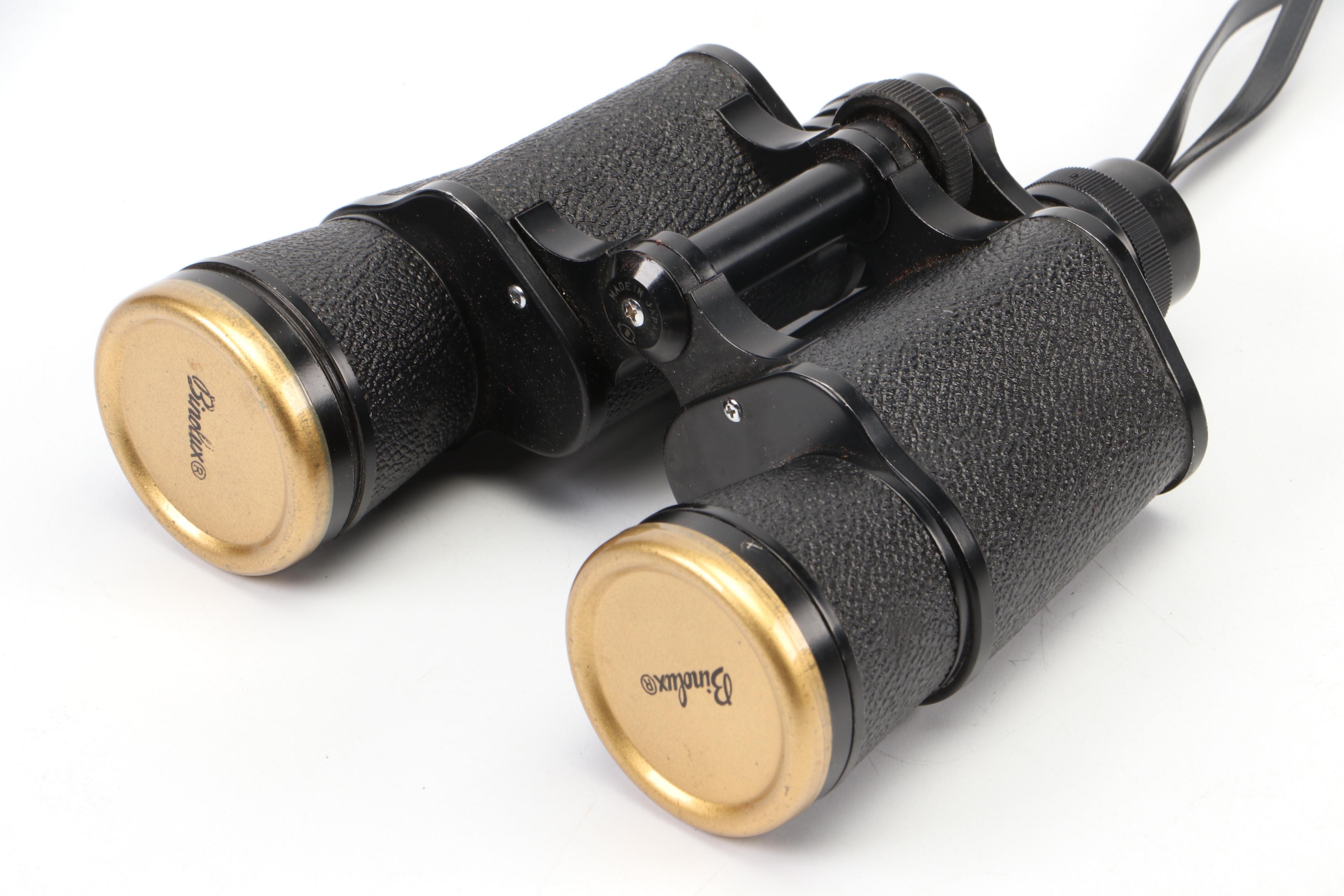 Nikko WWII Japanese Military Binoculars and Birolux Binoculars