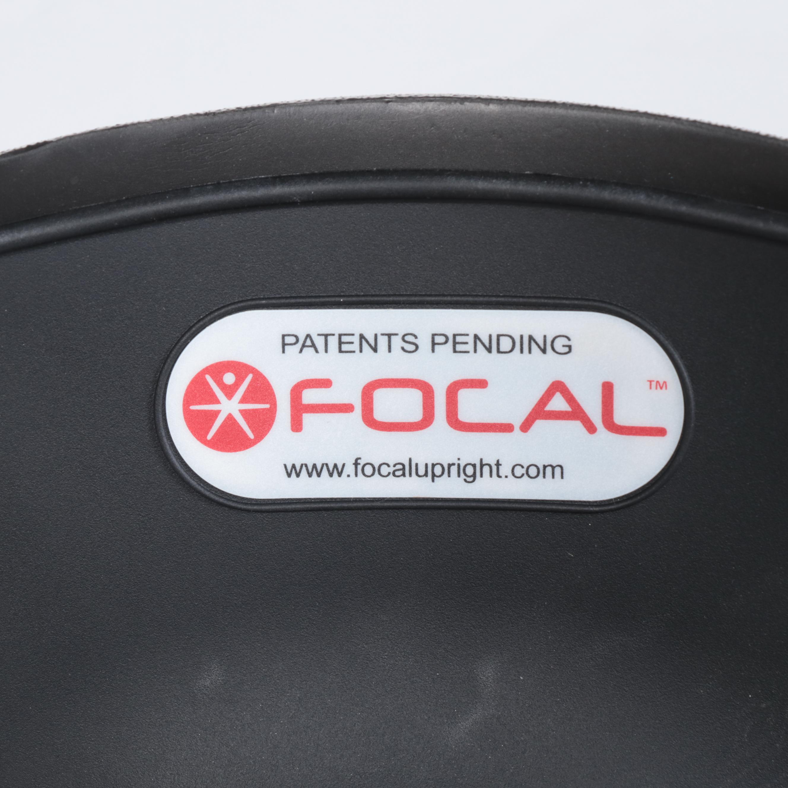 Two Mayline and Safco 14" Focal Fidget Active Seating Stools in Black