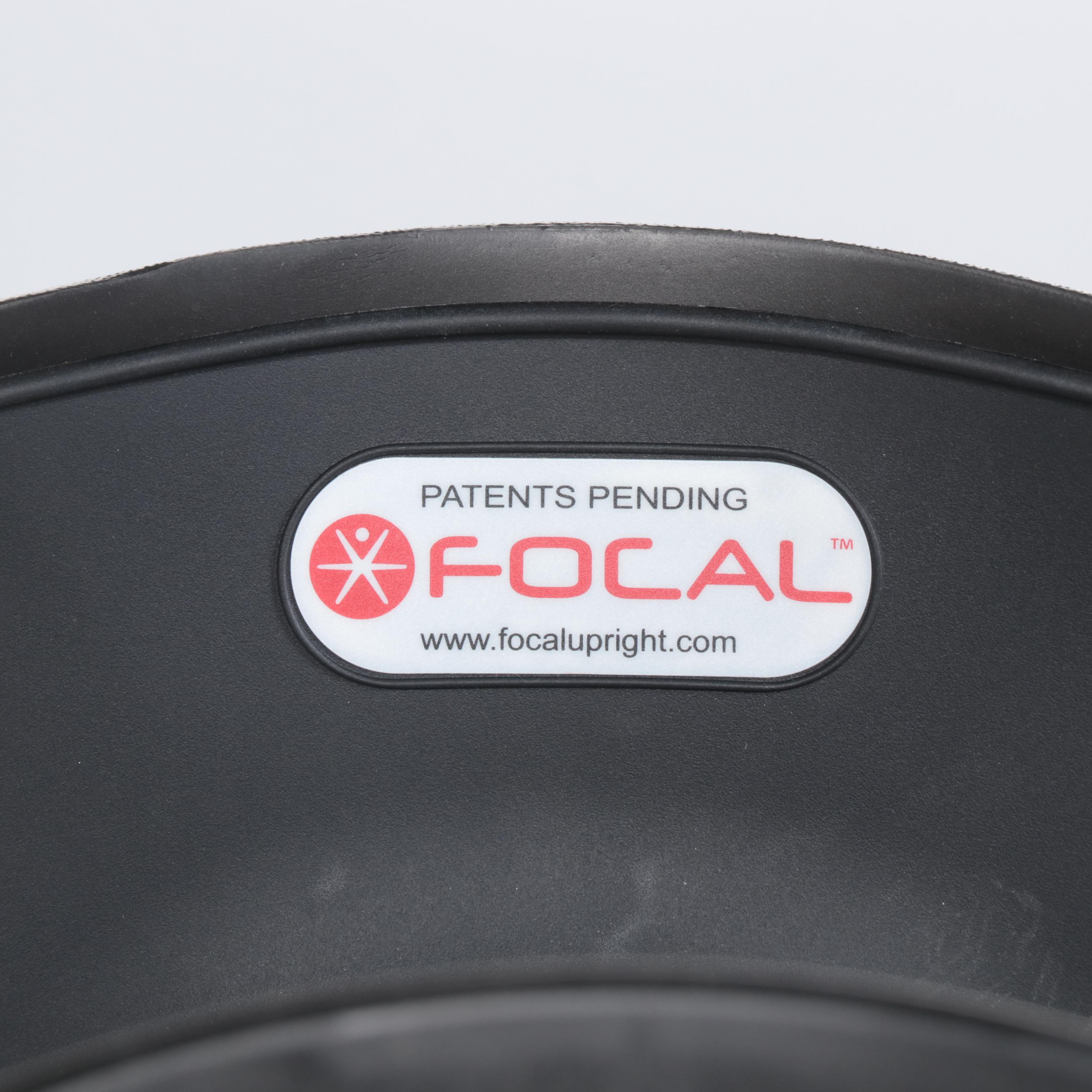 Two Mayline and Safco 14" Focal Fidget Active Seating Stools in Black