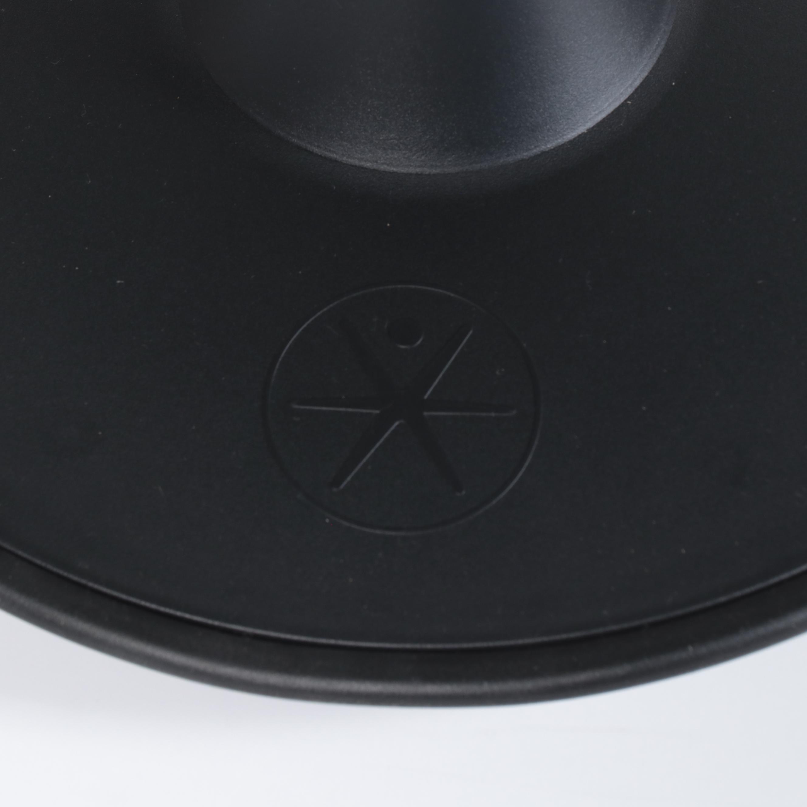 Two Mayline and Safco 14" Focal Fidget Active Seating Stools in Black