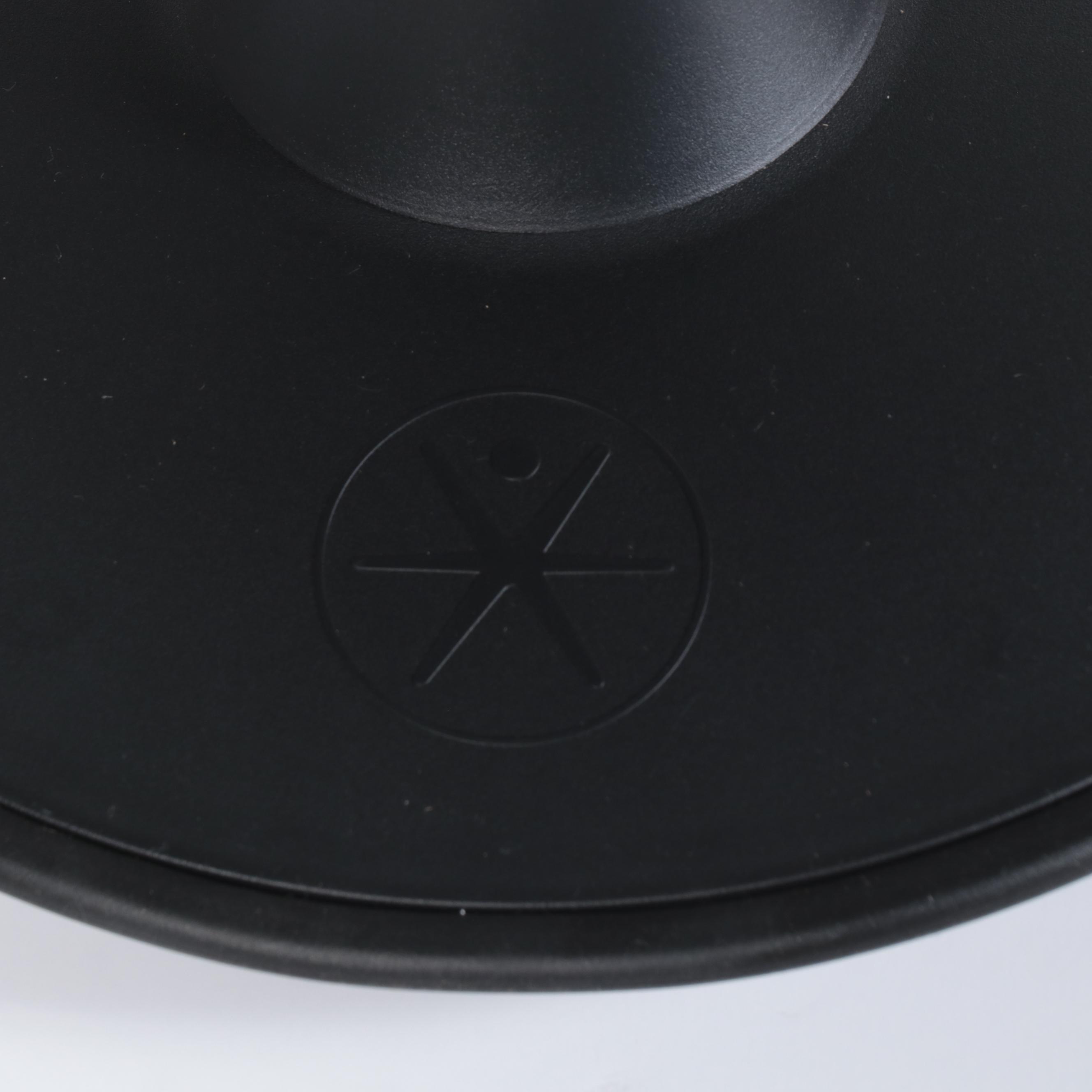 Four Mayline and Safco 14" Focal Fidget Active Seating Stools in Black