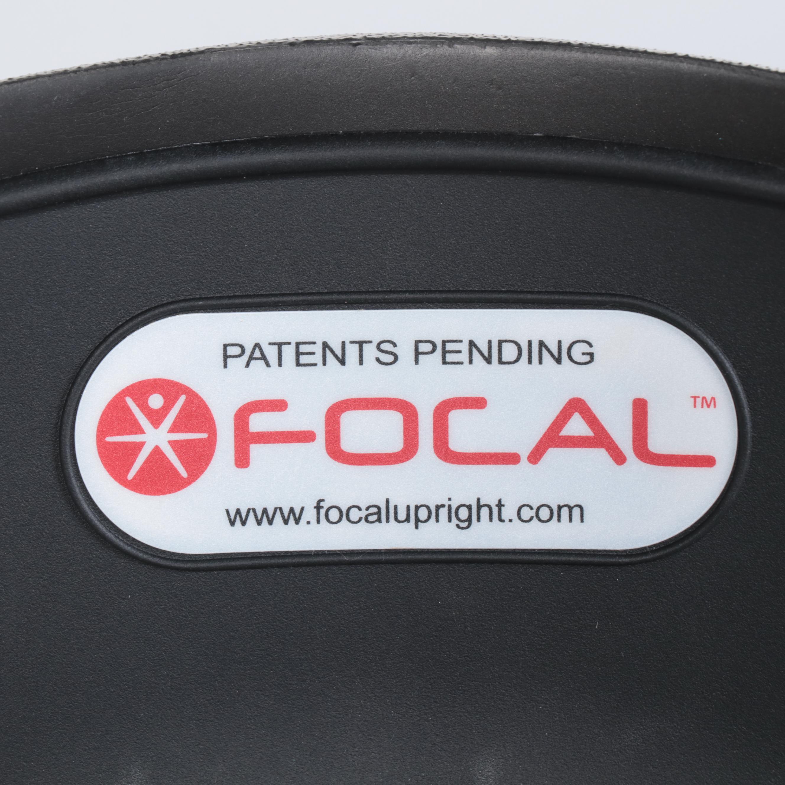 Four Mayline and Safco 14" Focal Fidget Active Seating Stools in Black