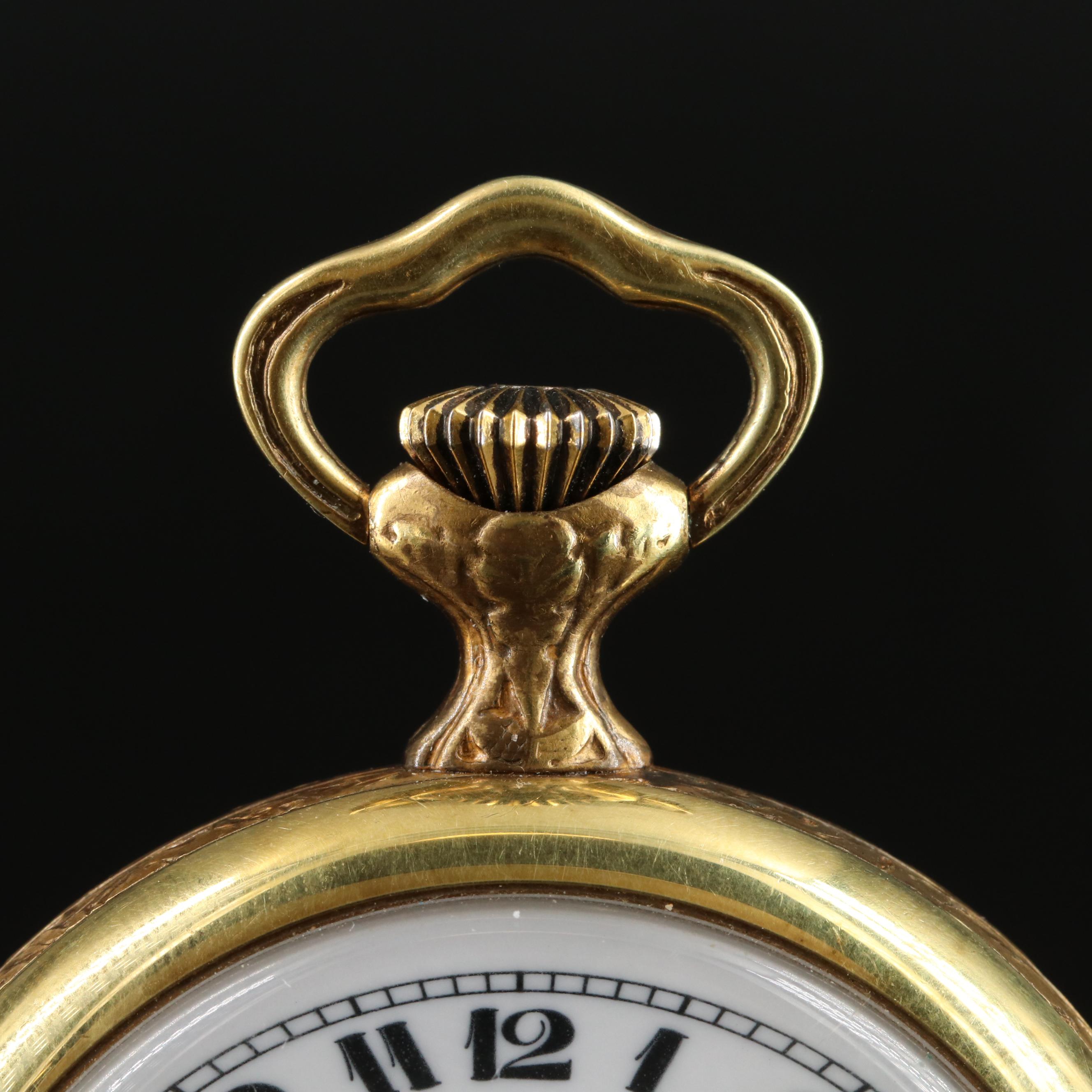 Hebdomas, Arnex 8 Days Exposed Balance Pocket Watch