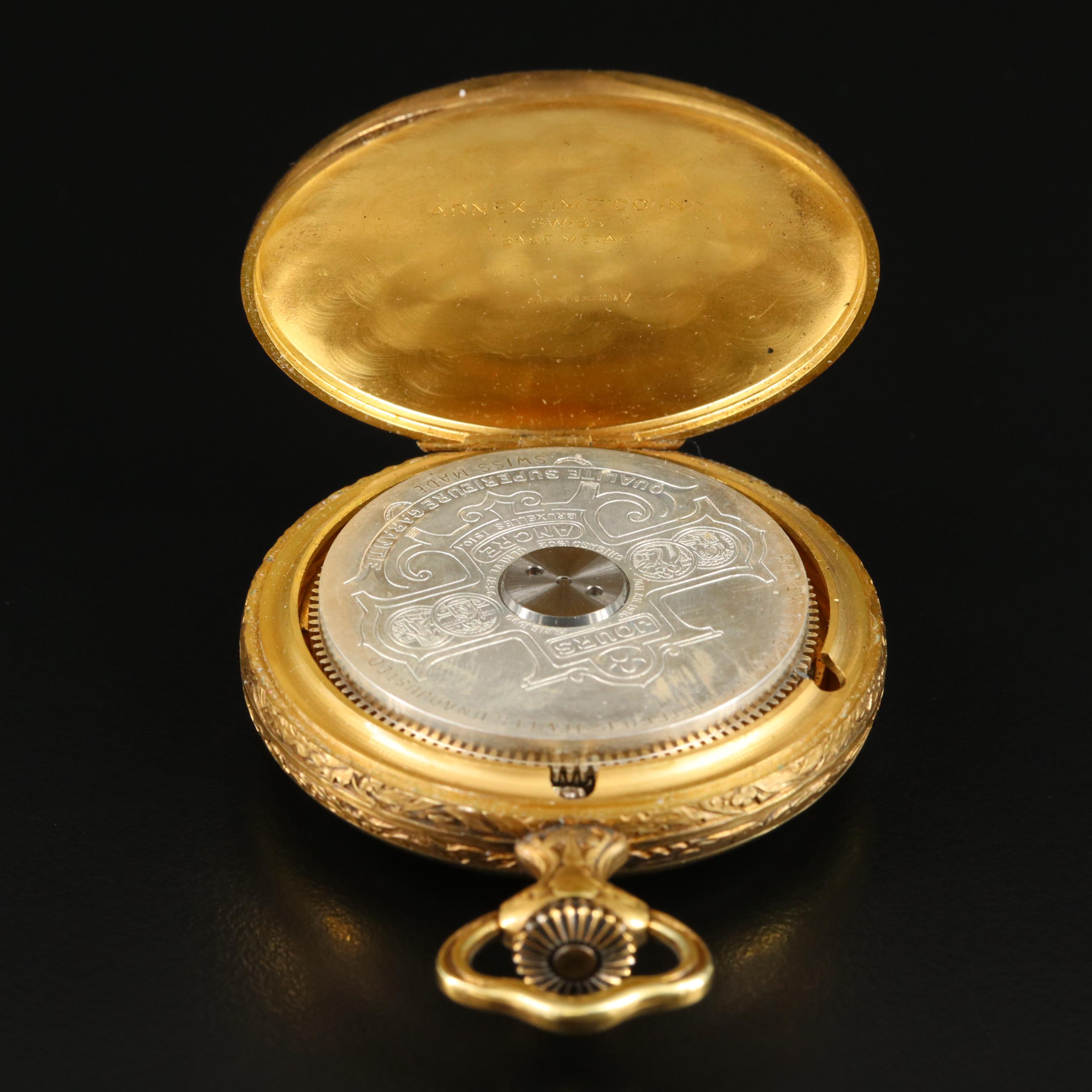 Hebdomas, Arnex 8 Days Exposed Balance Pocket Watch