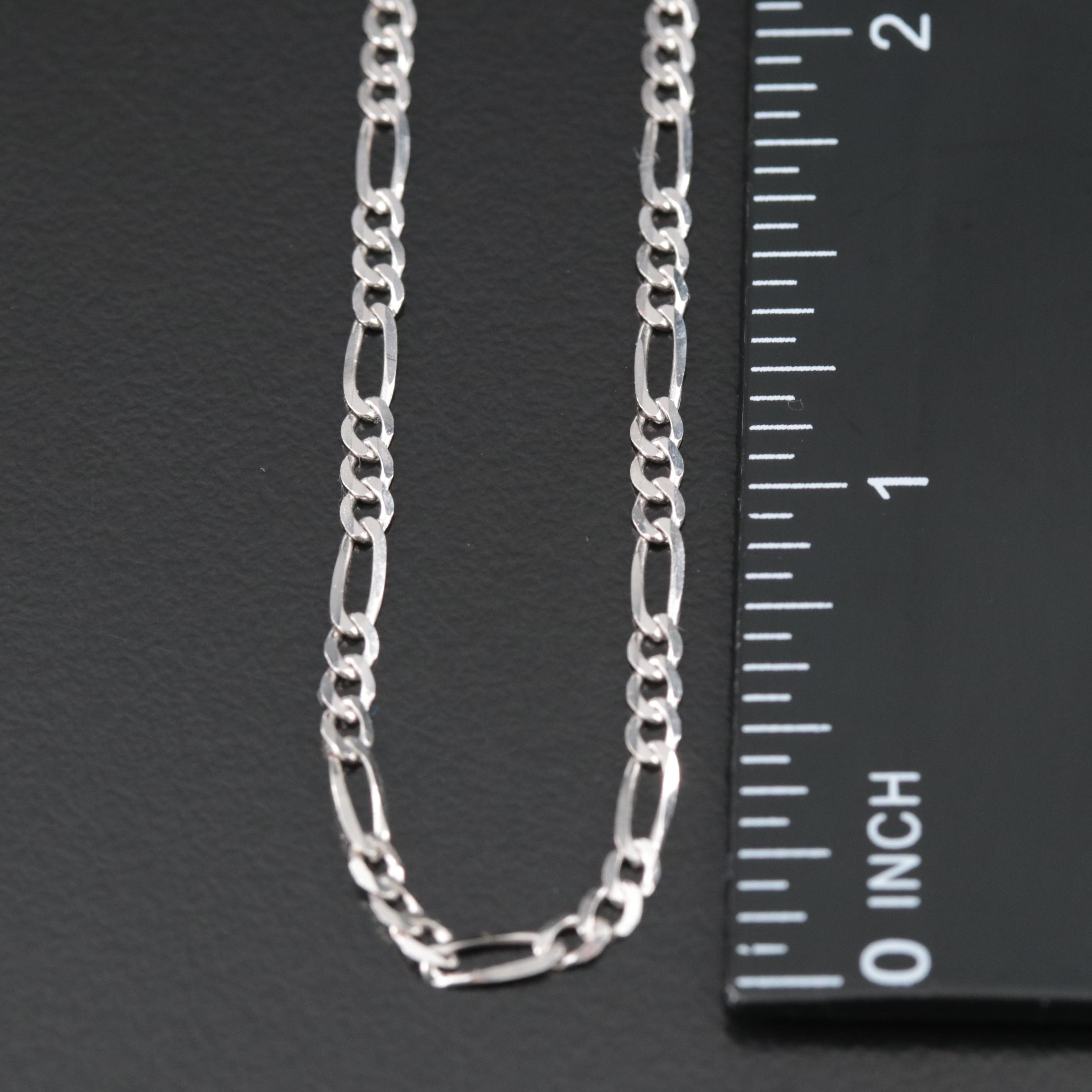 14K Figaro Chain Necklace