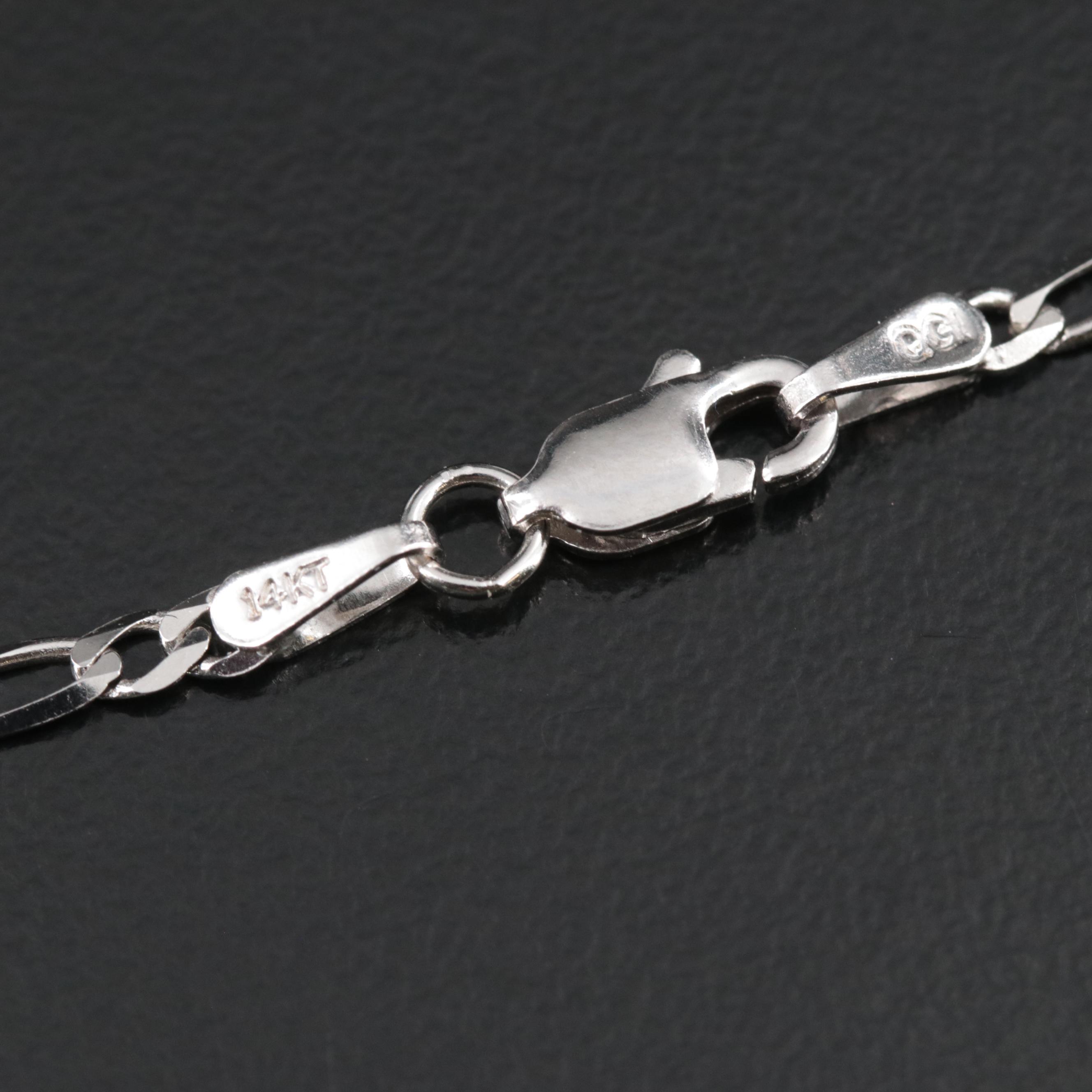 14K Figaro Chain Necklace