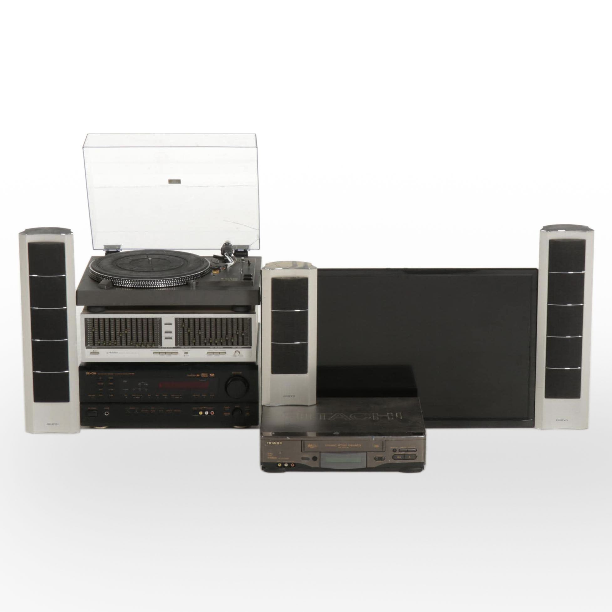 Stereo Components, Insignia Television and ONKYO Speakers EBTH