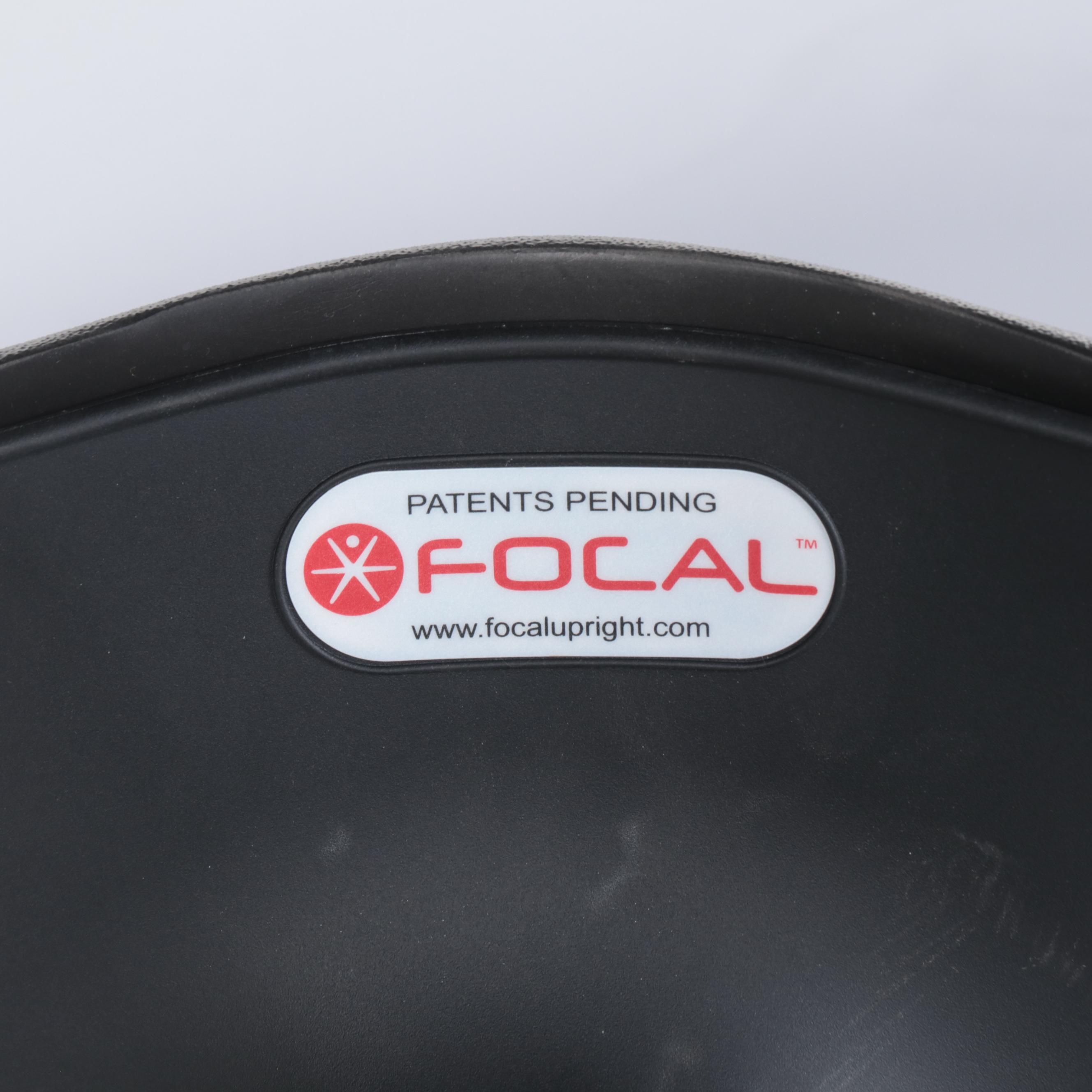 Four Mayline and Safco 14" Focal Fidget Active Seating Stools in Black