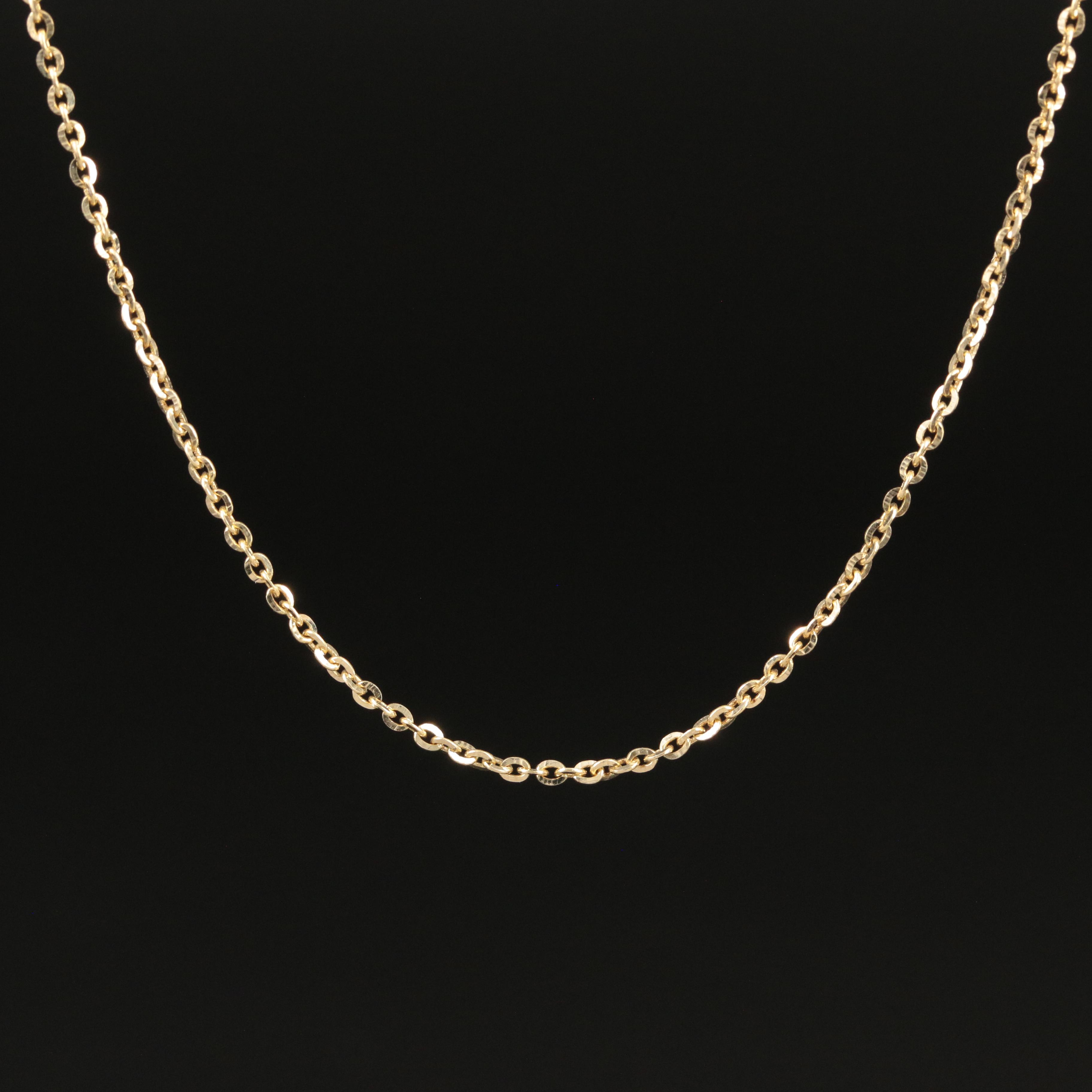 14K Cable Chain Necklace