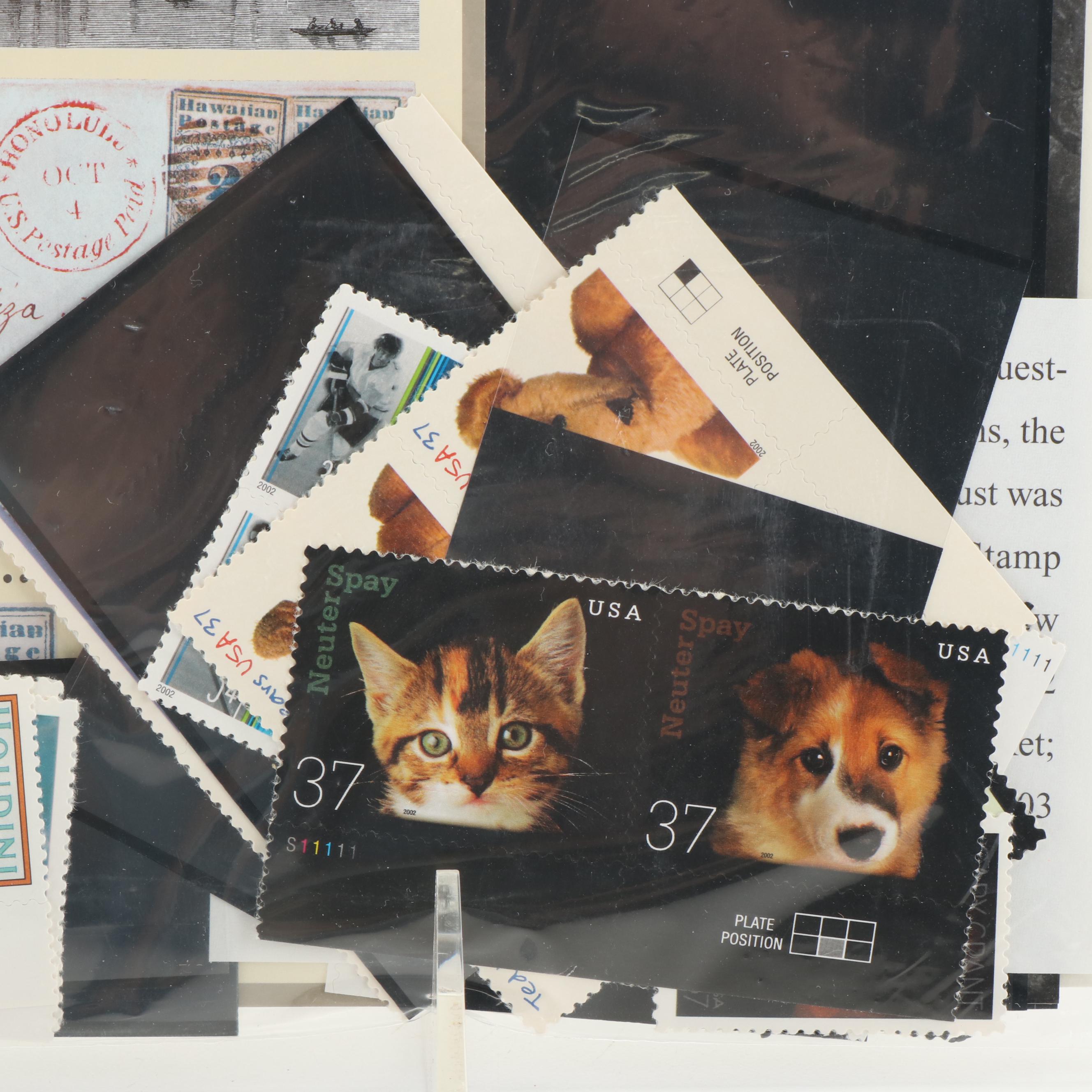 Four U.S.P.S. Commemorative Stamp Yearbooks