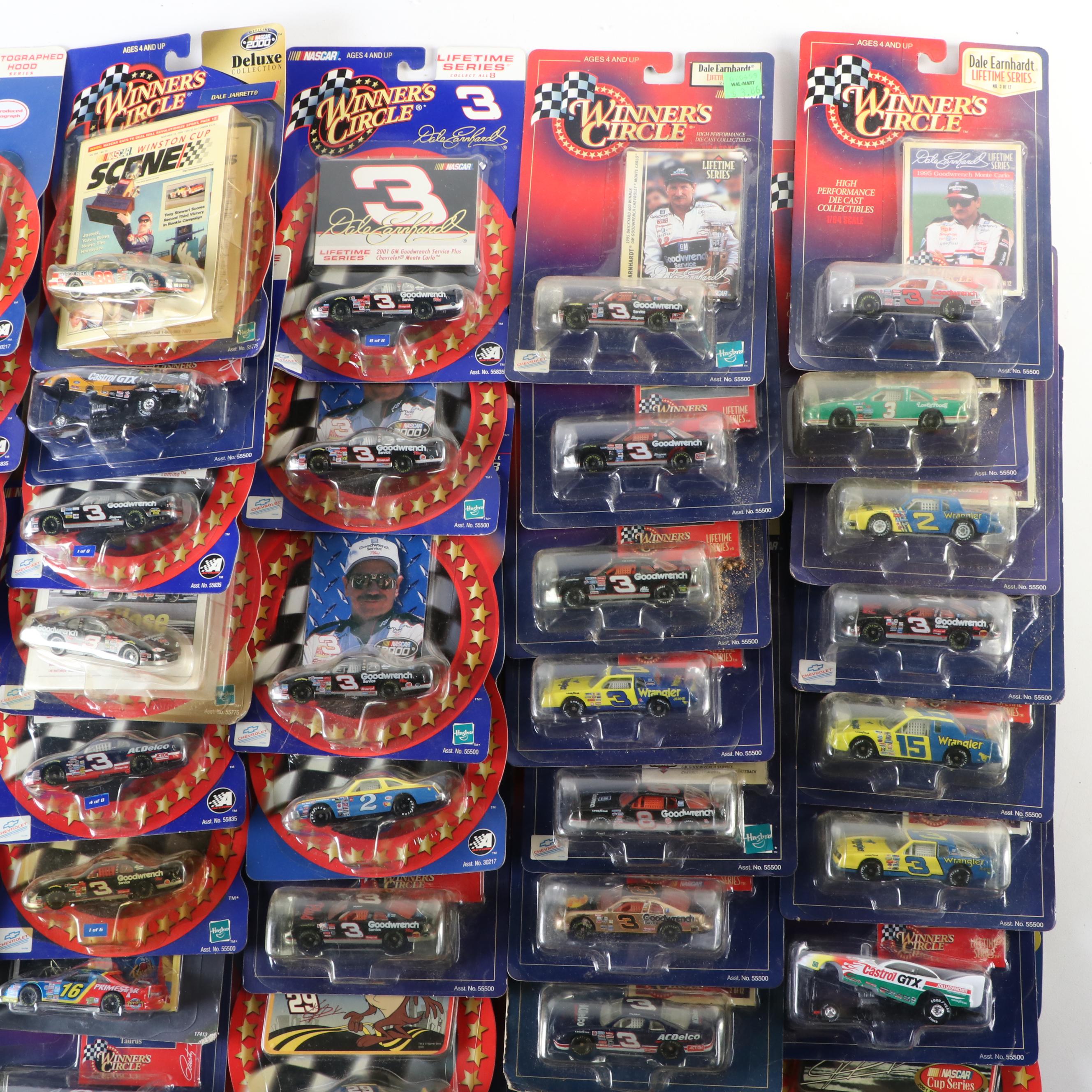 Hasbro and Kenner "Winner's Circle" and More Die Cast NASCAR Race Cars