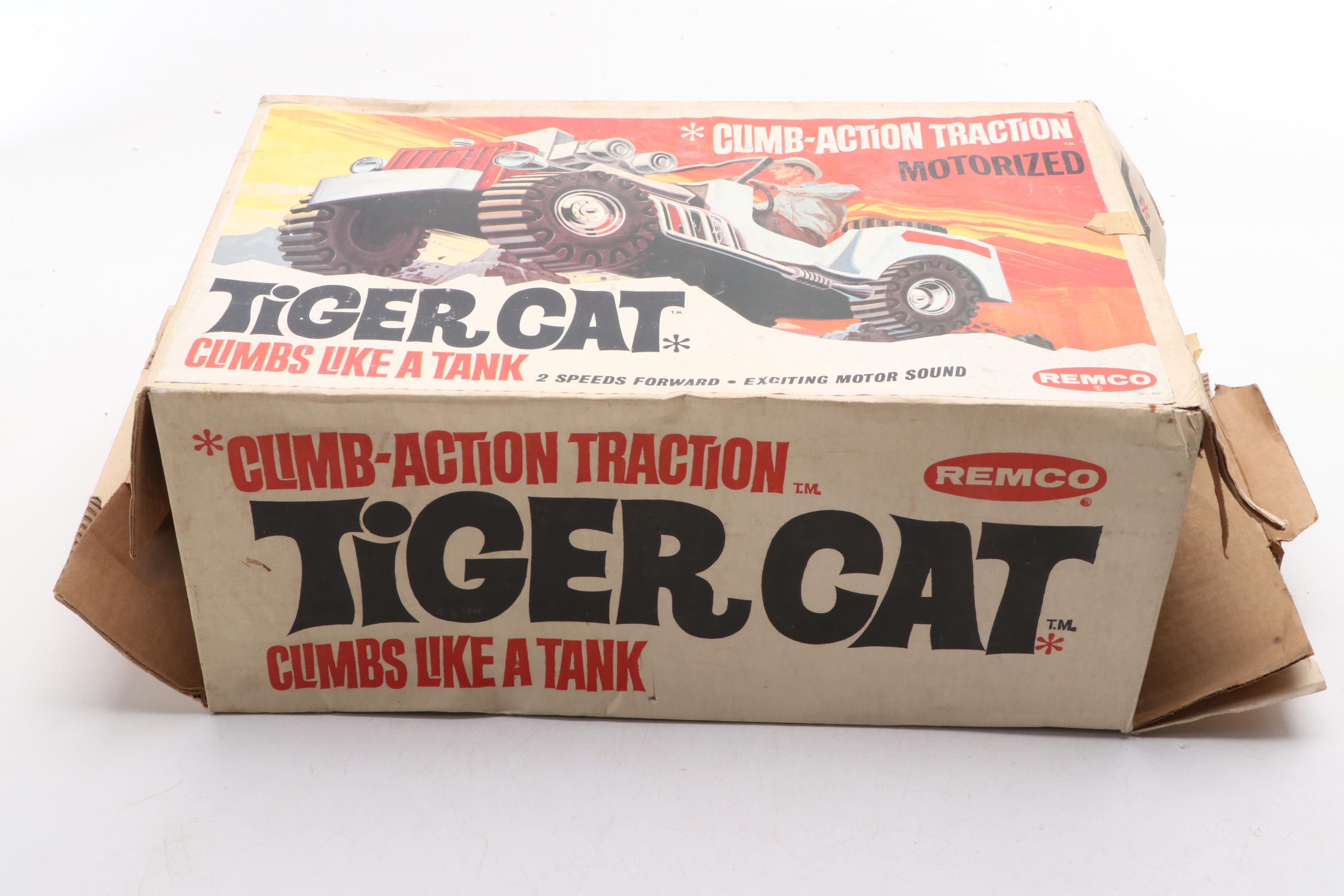 Remco "Mighty Mike" and "Tiger Car" Toy Cars, 1960s