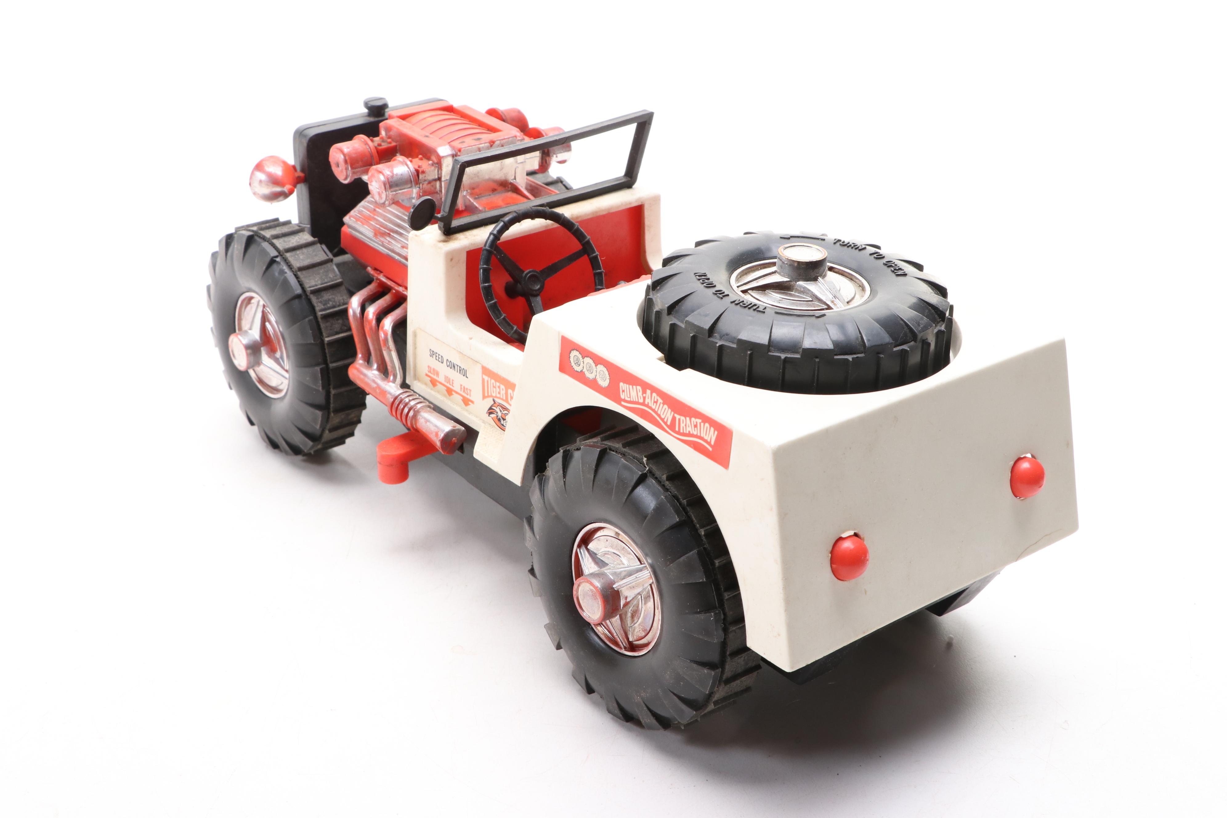 Remco "Mighty Mike" and "Tiger Car" Toy Cars, 1960s