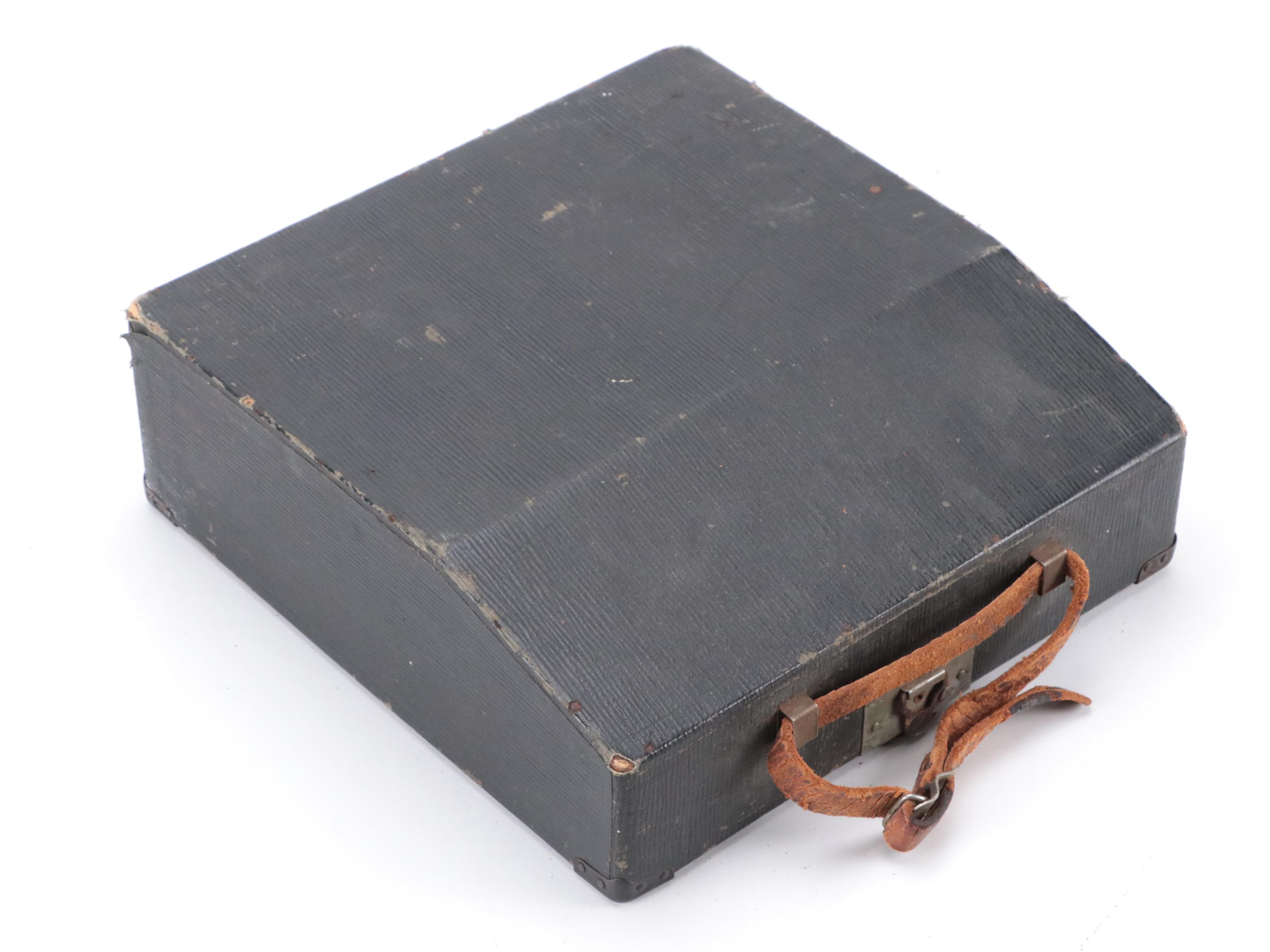 Remington Two Tone Enamel Portable Typewriter, Early 20th Century