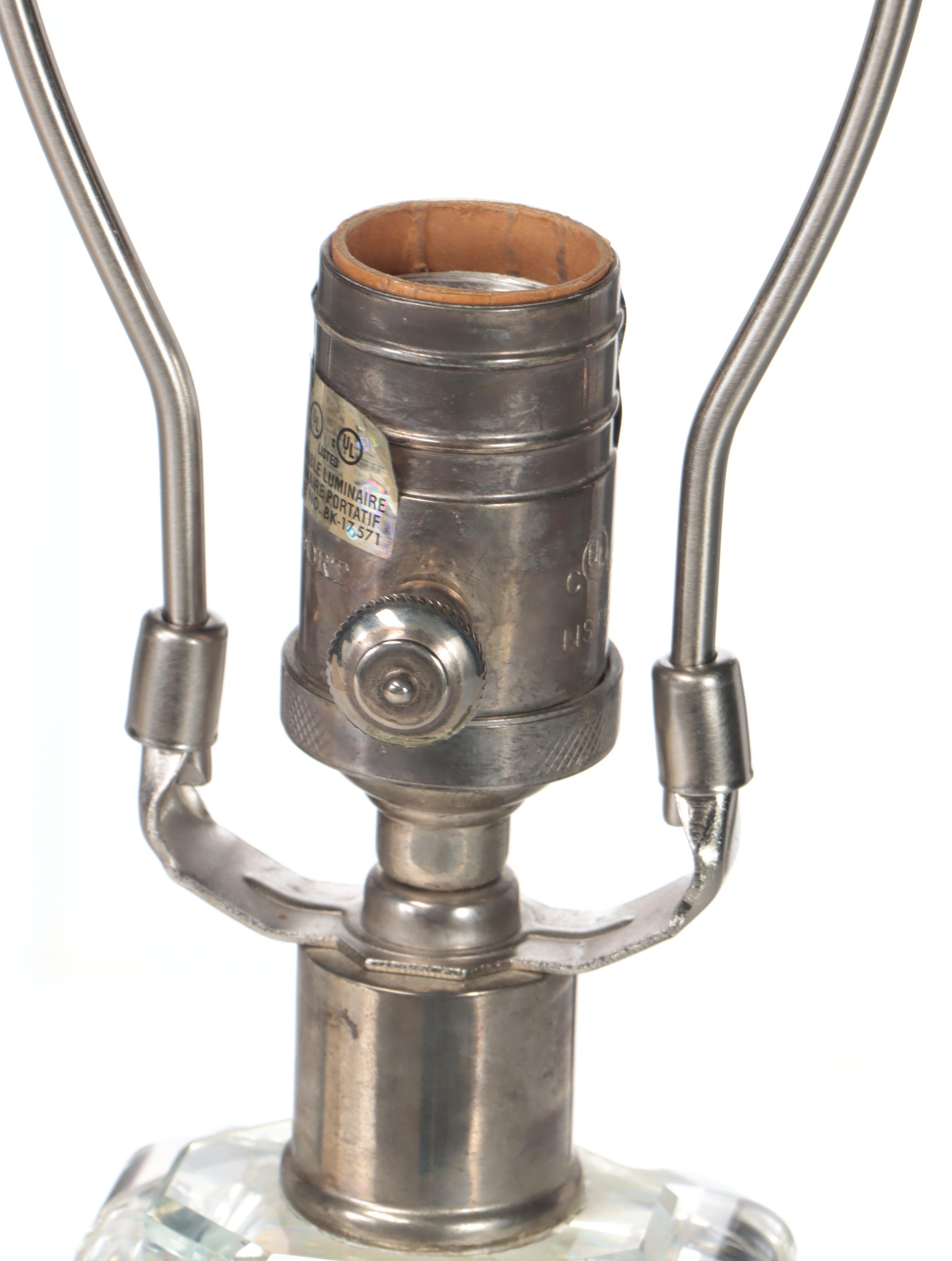 Visual Comfort & Co. Glass French Mount Table Lamp