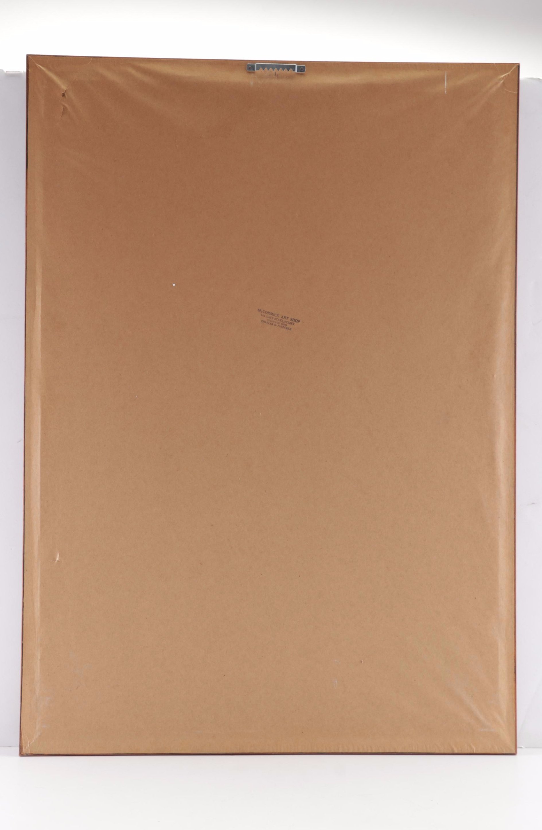 Milton Hebald Figural Color Lithograph, 1963