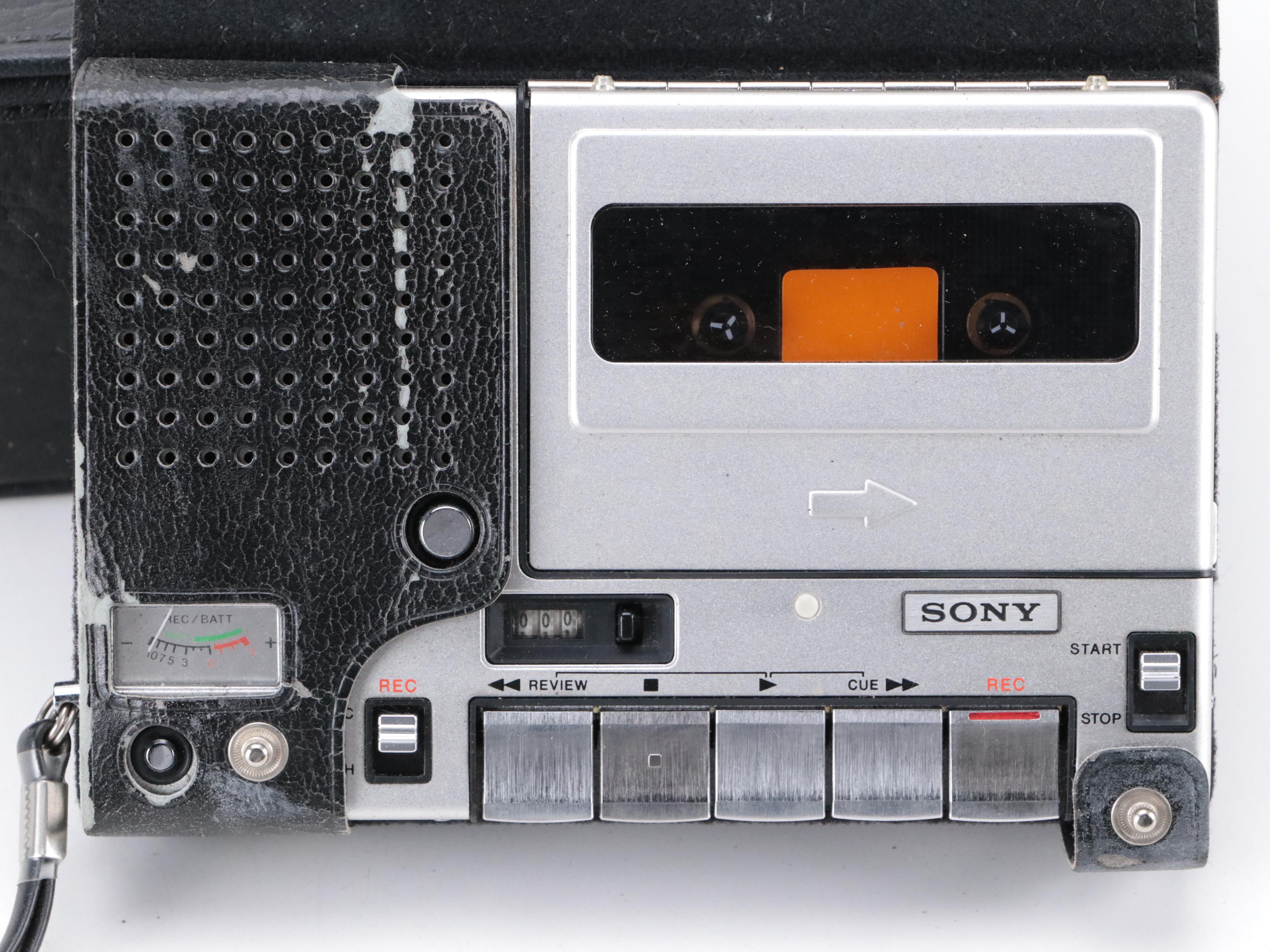 Sony Cassette Player with Sony Cassette Tapes with More Accessories