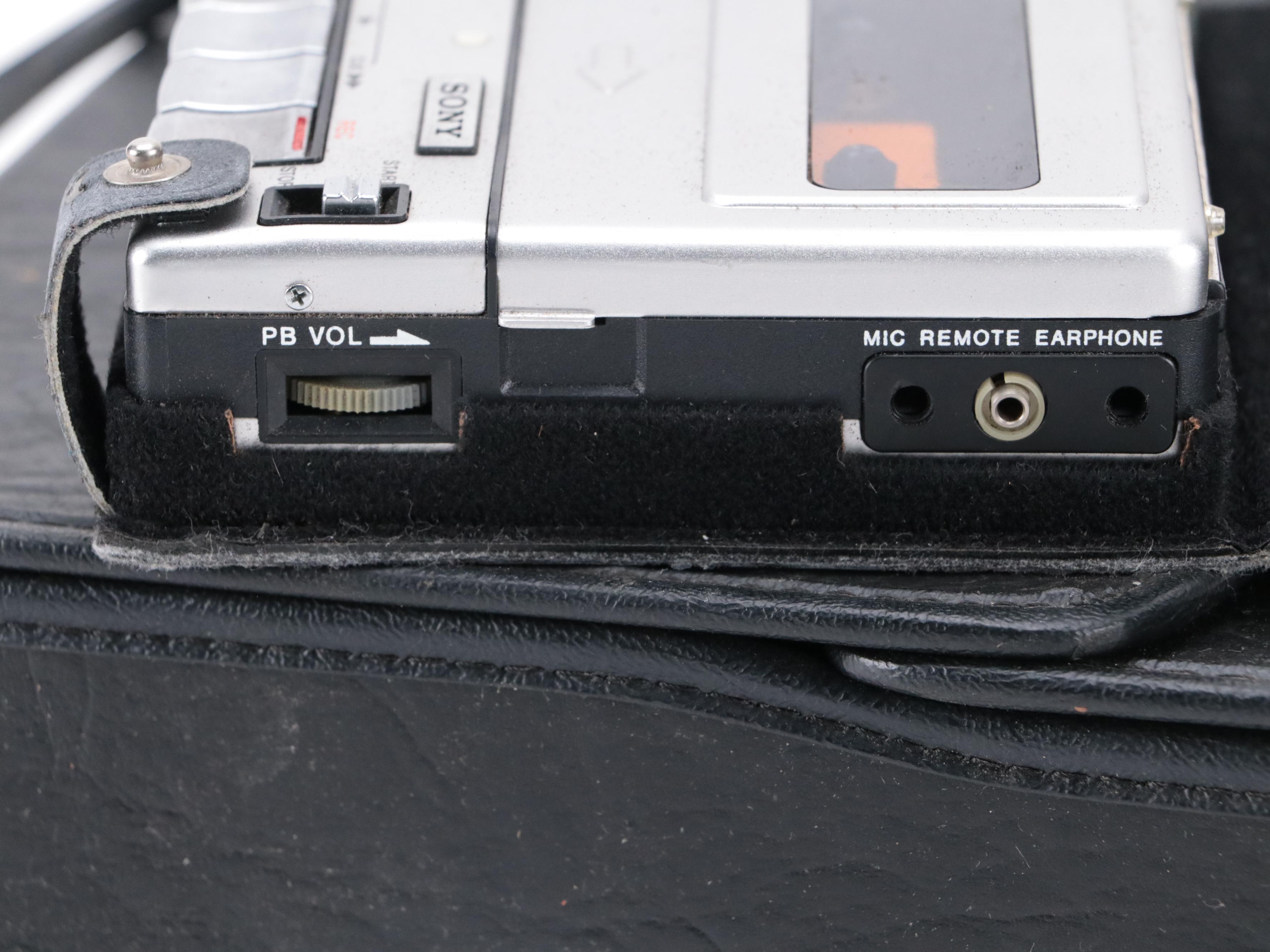 Sony Cassette Player with Sony Cassette Tapes with More Accessories