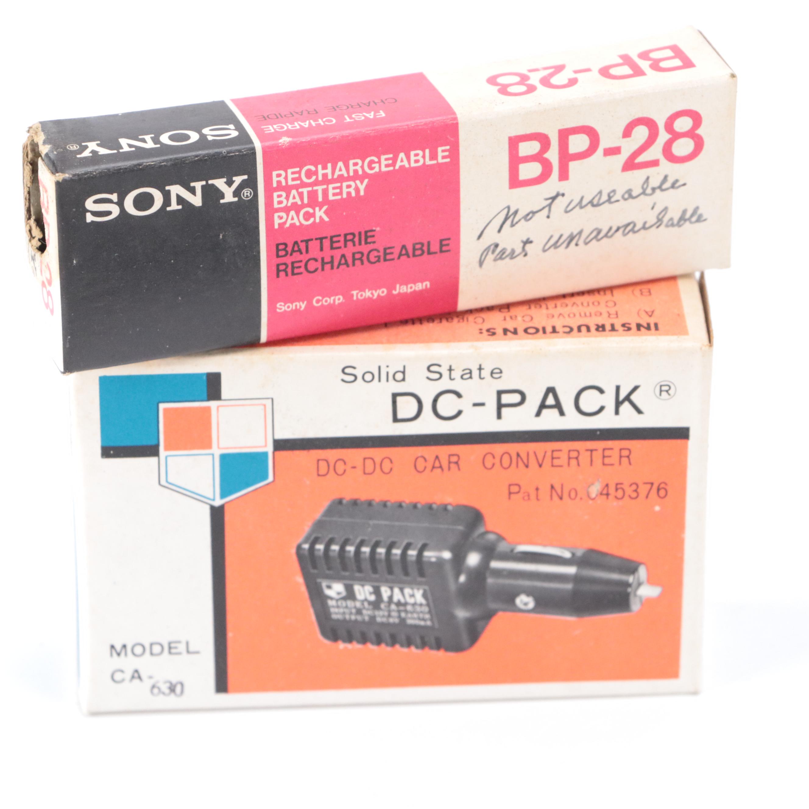 Sony Cassette Player with Sony Cassette Tapes with More Accessories