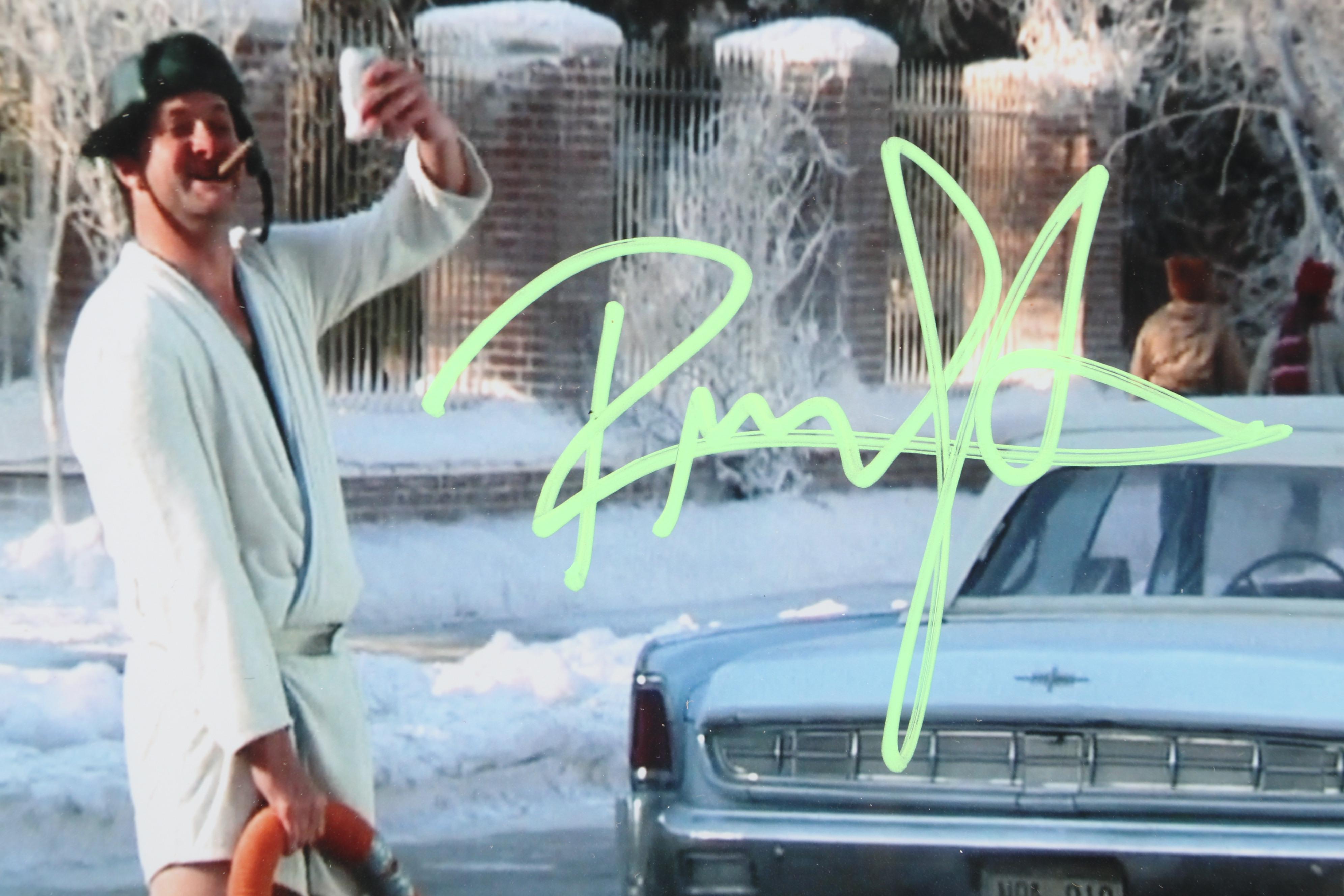 Randy Quaid Signed "Christmas Vacation" Cousin Eddie Print in Matted Frame