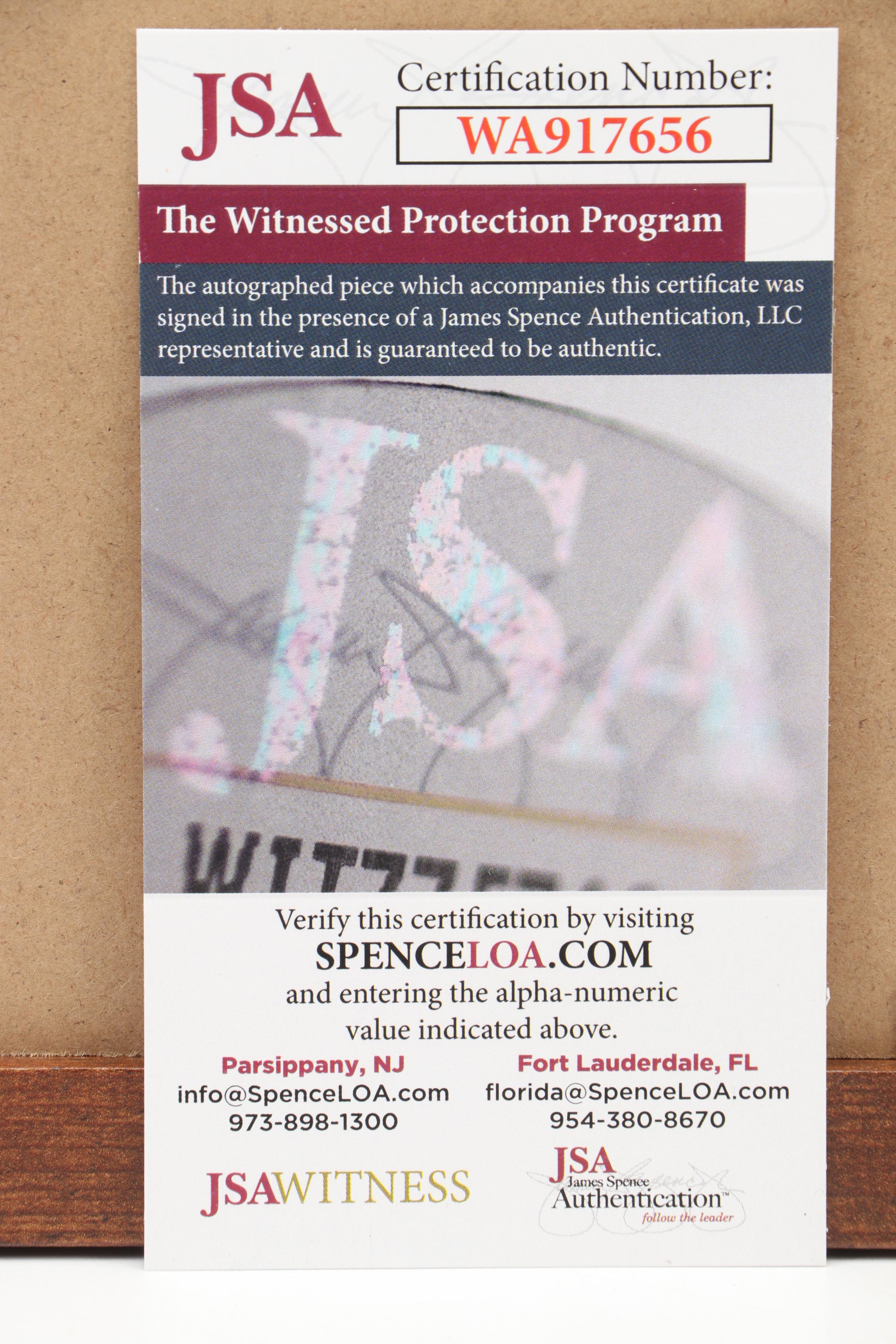 Randy Quaid Signed "Christmas Vacation" Cousin Eddie Print in Matted Frame