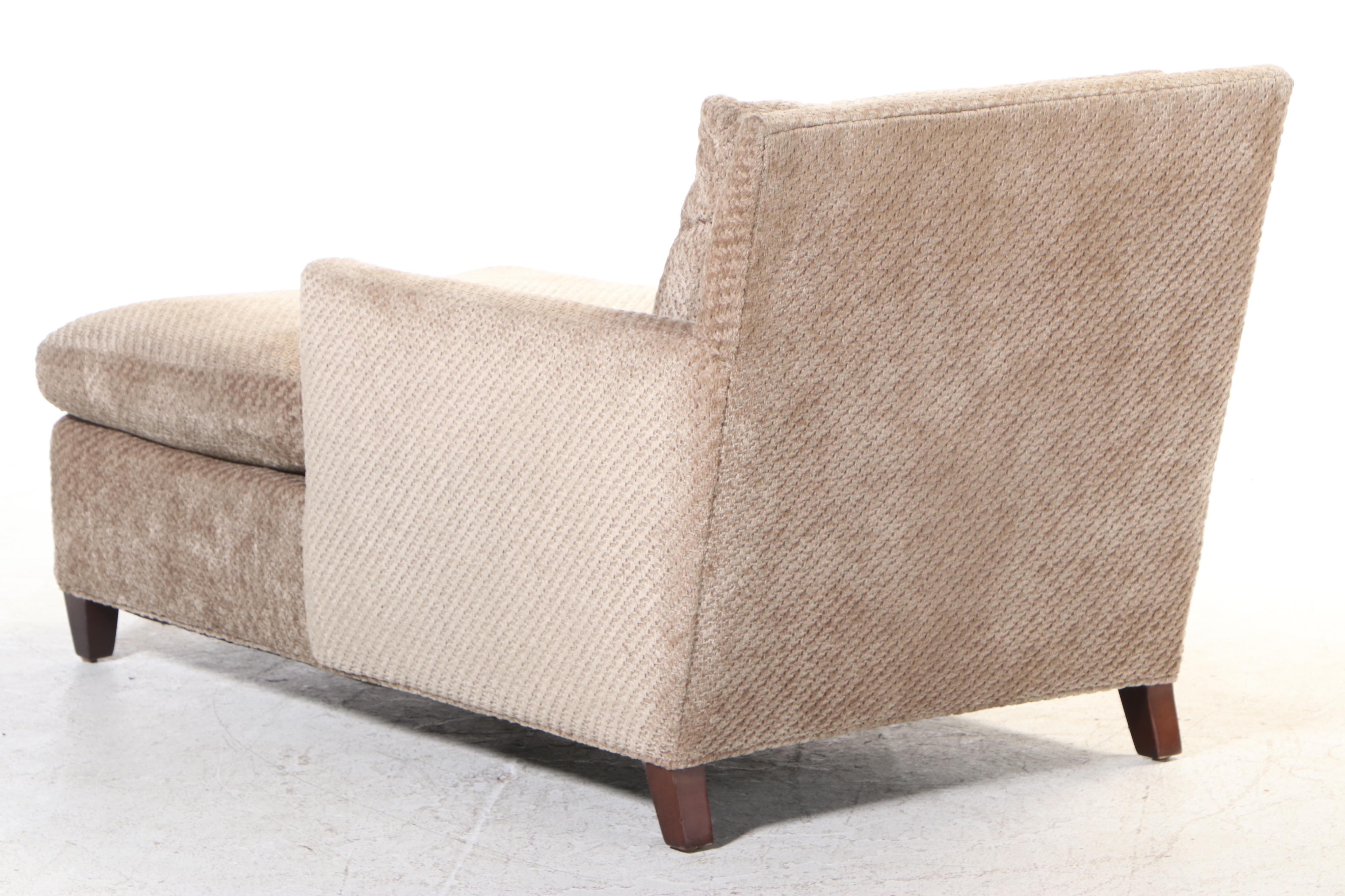 Lee Industries Custom-Upholstered Right-Arm-Facing Chaise Lounge