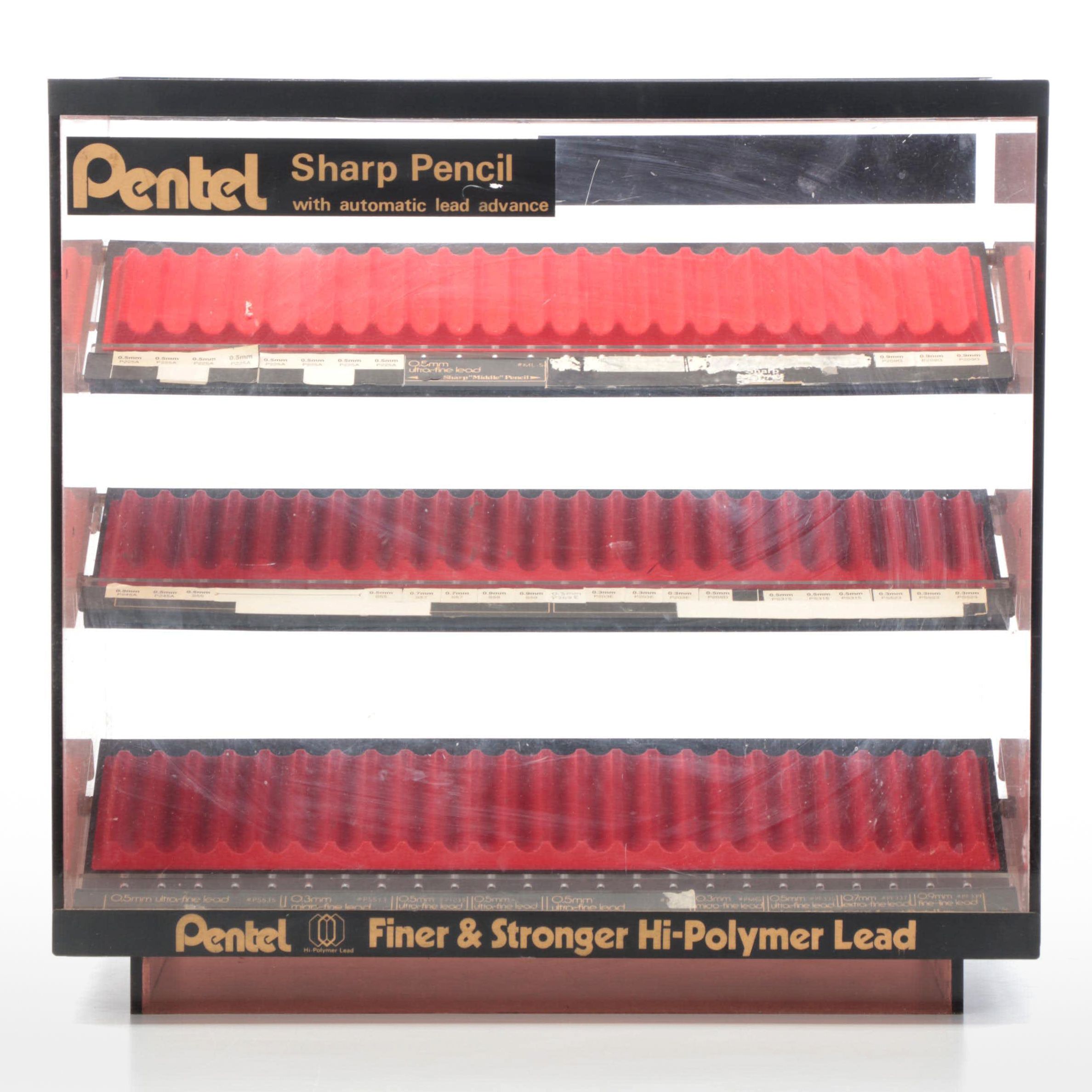 Pentel Mechanical Pencil Store Display Unit