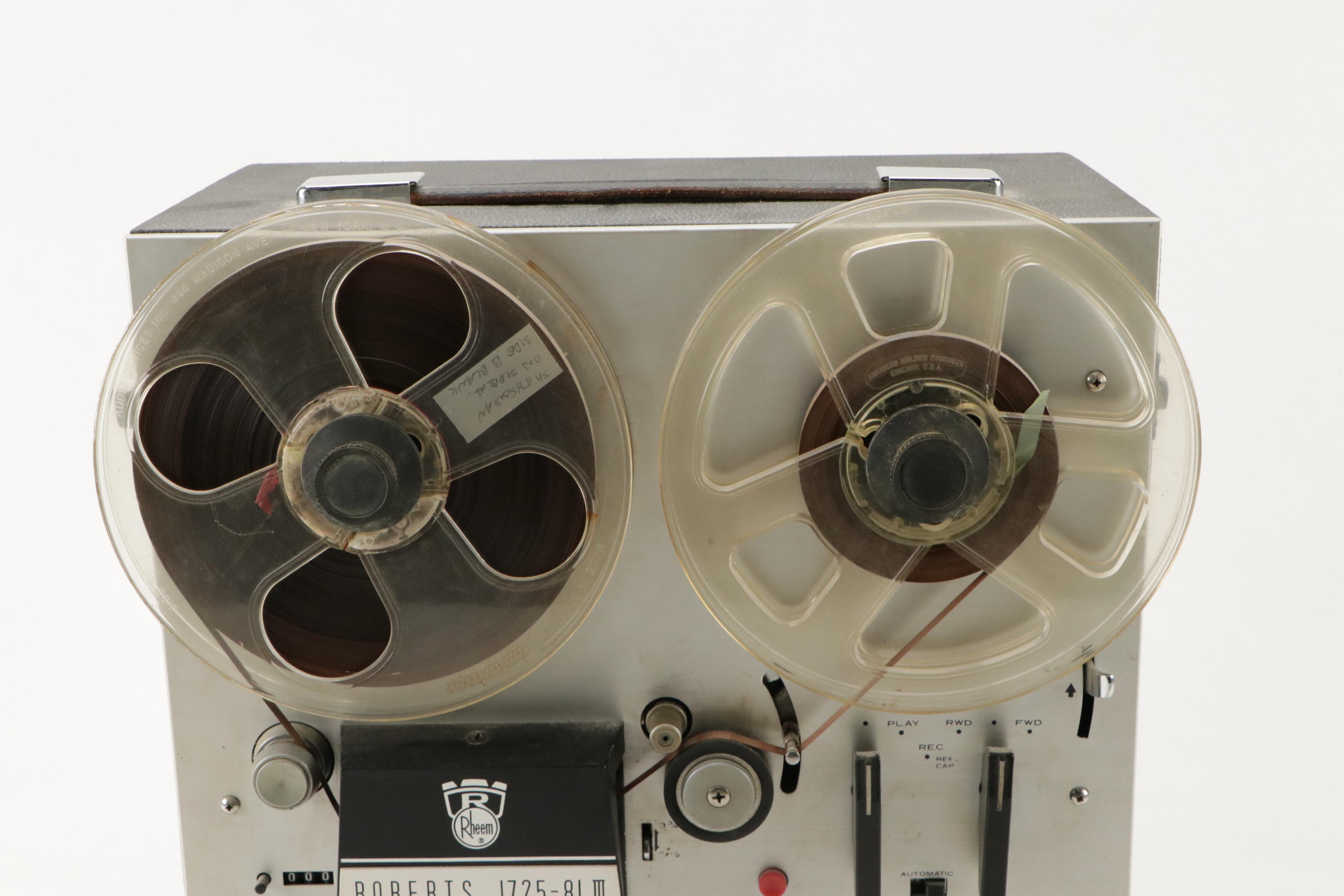 Roberts Model 1725 Reel-to-Reel Multi-Purpose Tape Recorder with Tape Reels