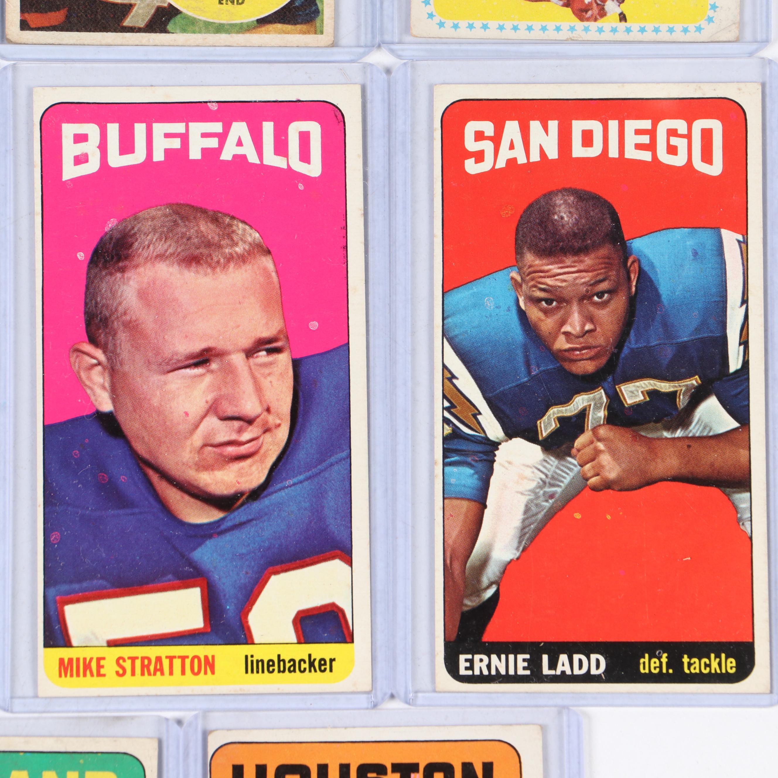 Topps with Philadelphia Football Cards Featuring Jim Brown and More, 1960s