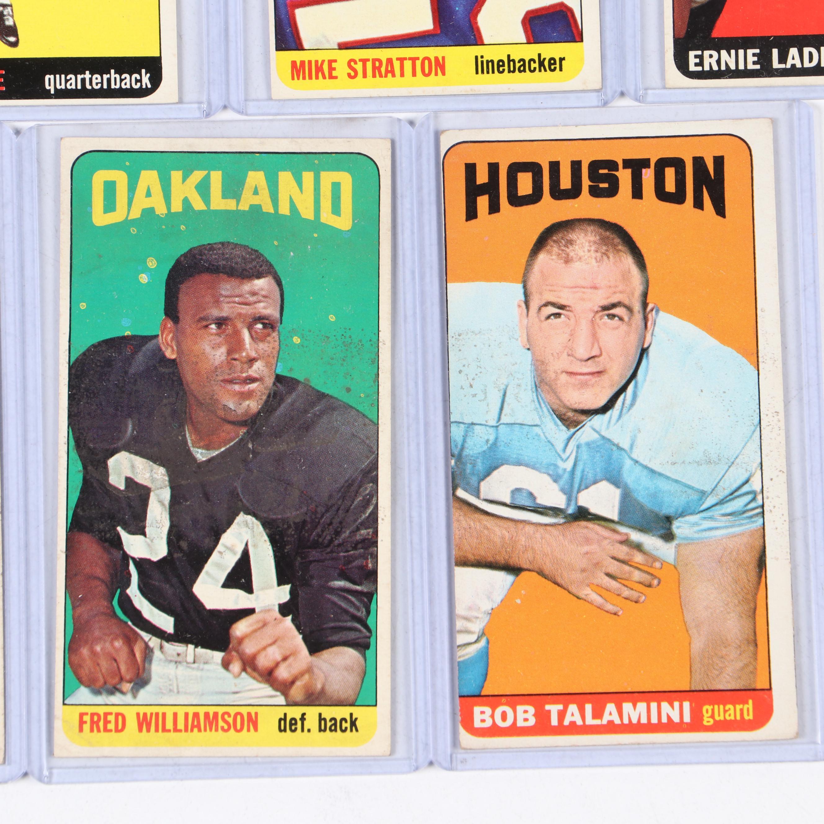 Topps with Philadelphia Football Cards Featuring Jim Brown and More, 1960s