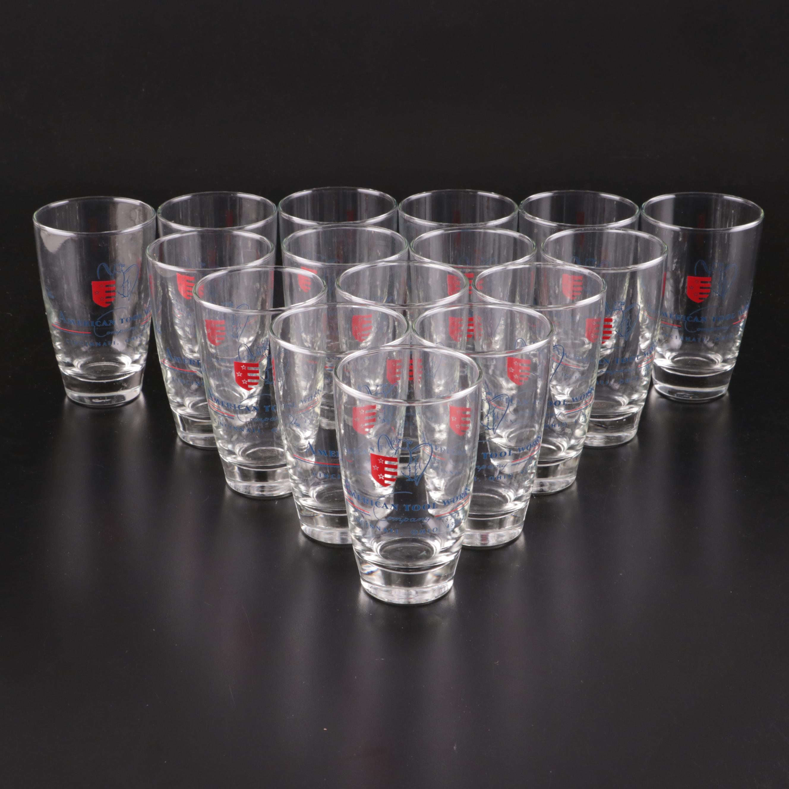 Anchor Hocking "American Tool Works Company" Glass Tumbler Set