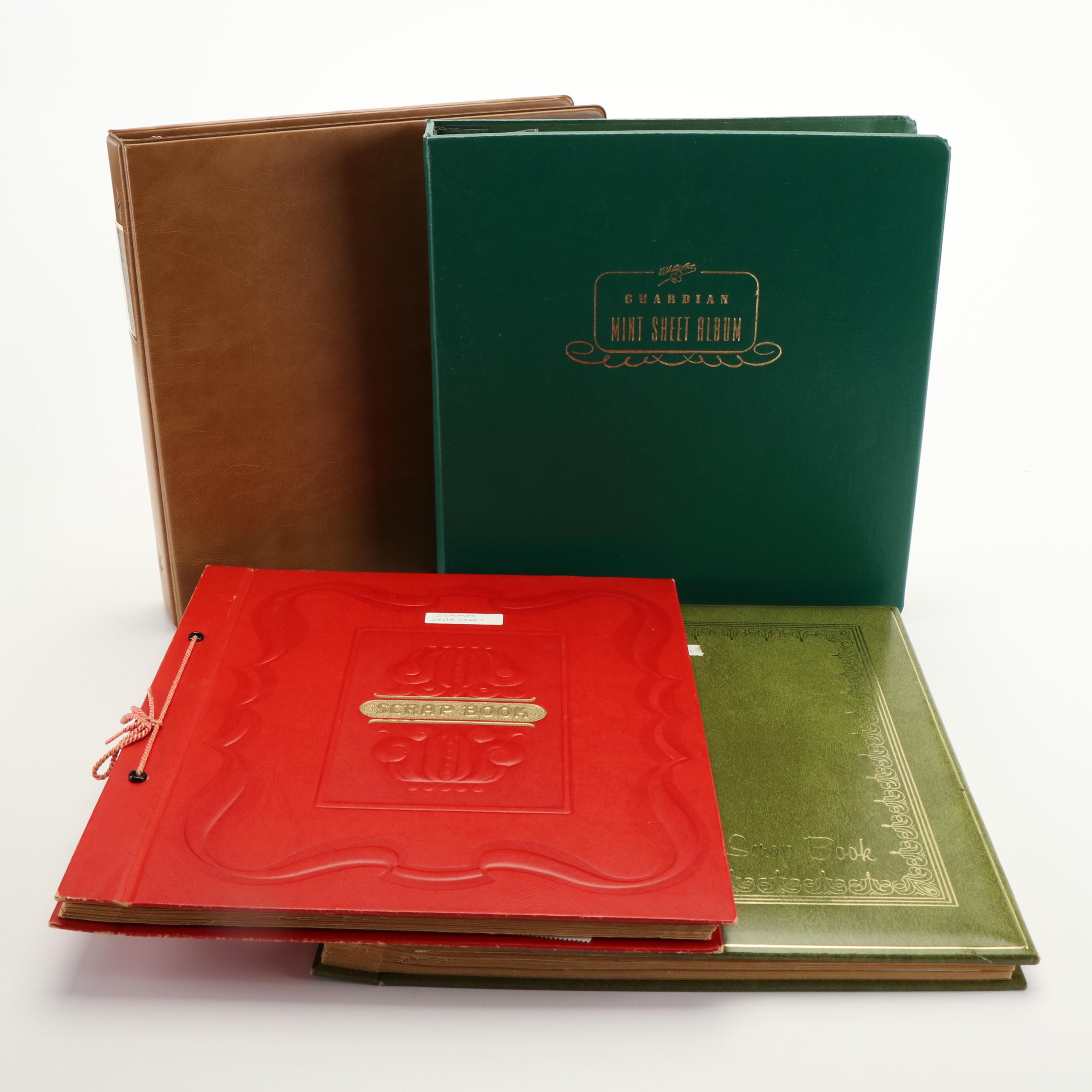 Four Albums of Postage Stamp Sheets