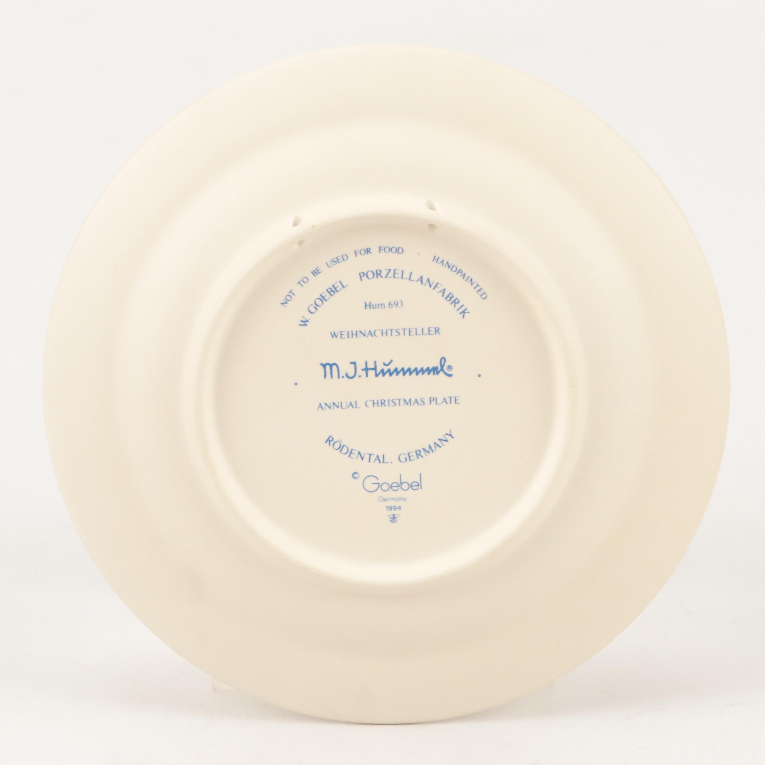 Goebel Hummel Porcelain Collector Plates Including "Spring Dance"