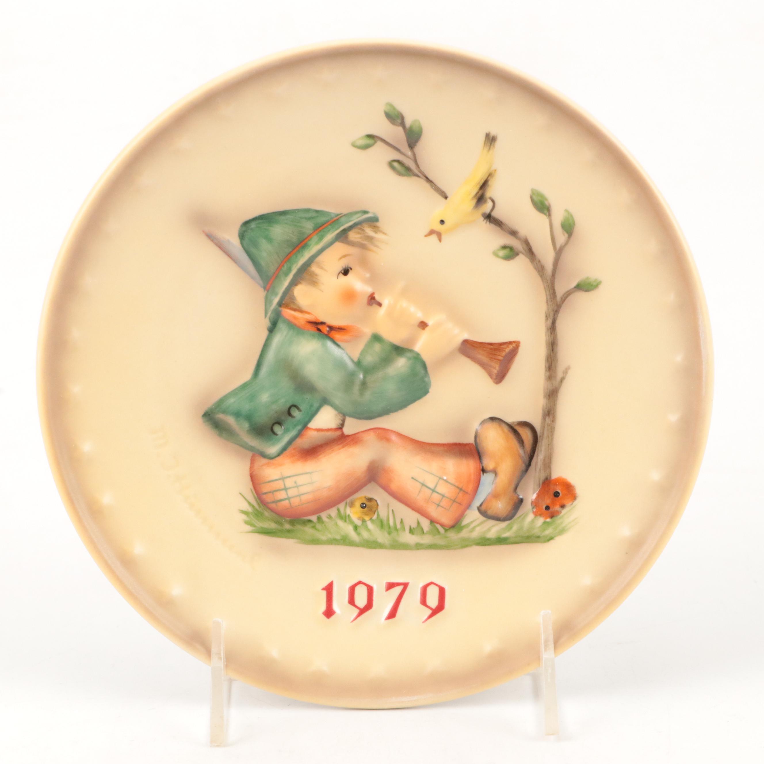 Goebel Hummel Porcelain Collector Plates Including "Spring Dance"
