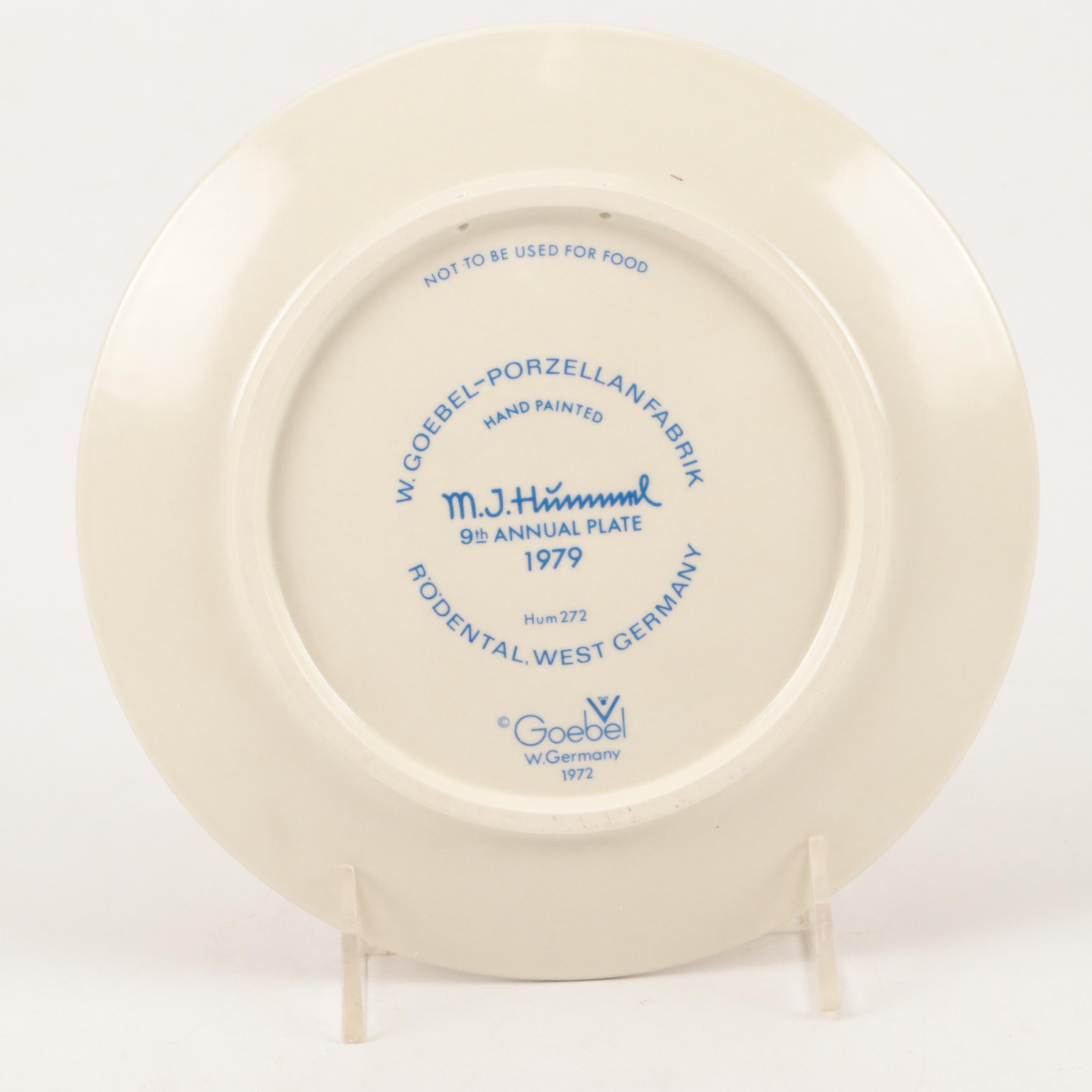 Goebel Hummel Porcelain Collector Plates Including "Spring Dance"